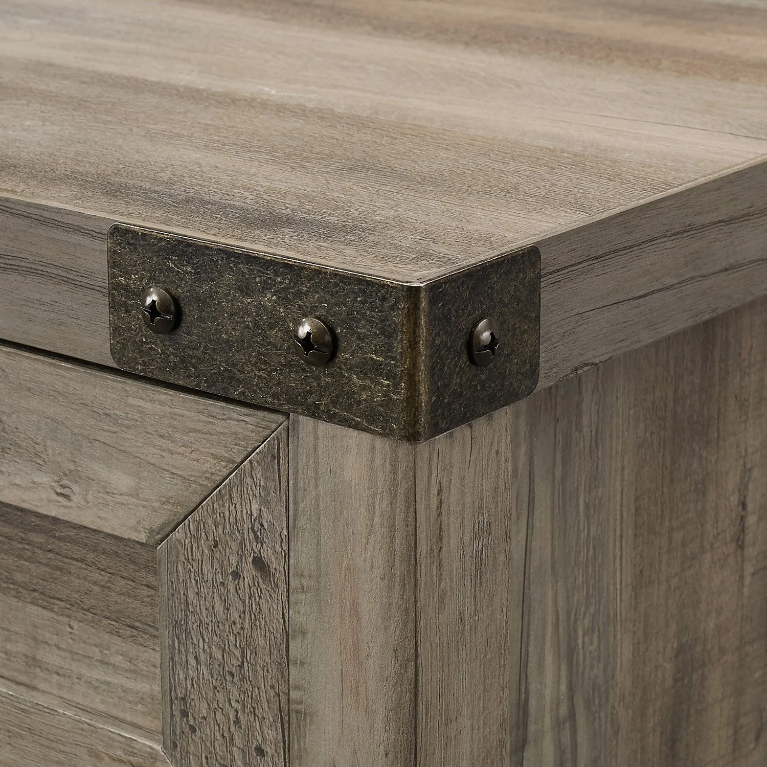 Barn Door Accent Cabinet - Image 16