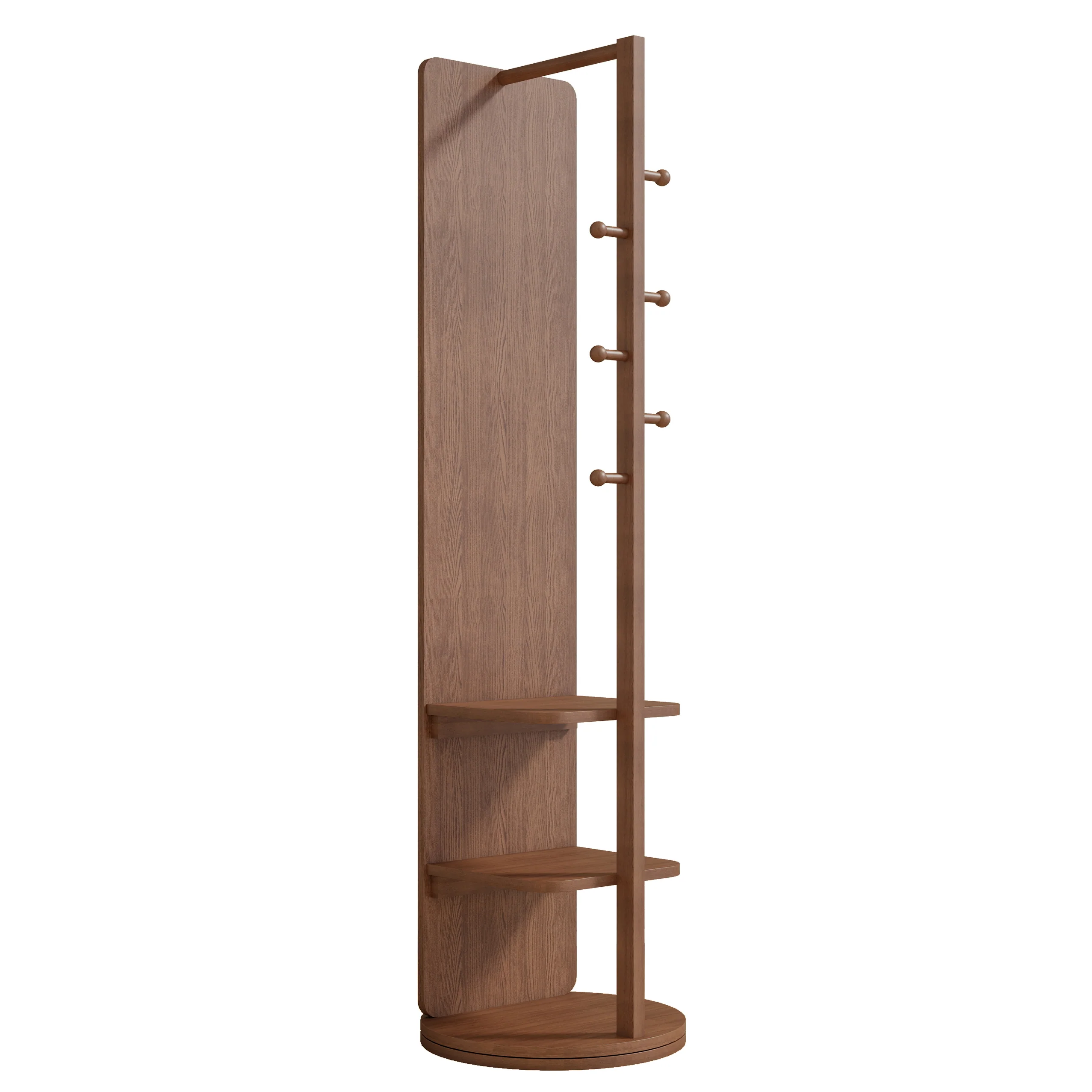 360° Rotating 69'x16' Multifunctional Full Length Mirror with Storage - Image 24