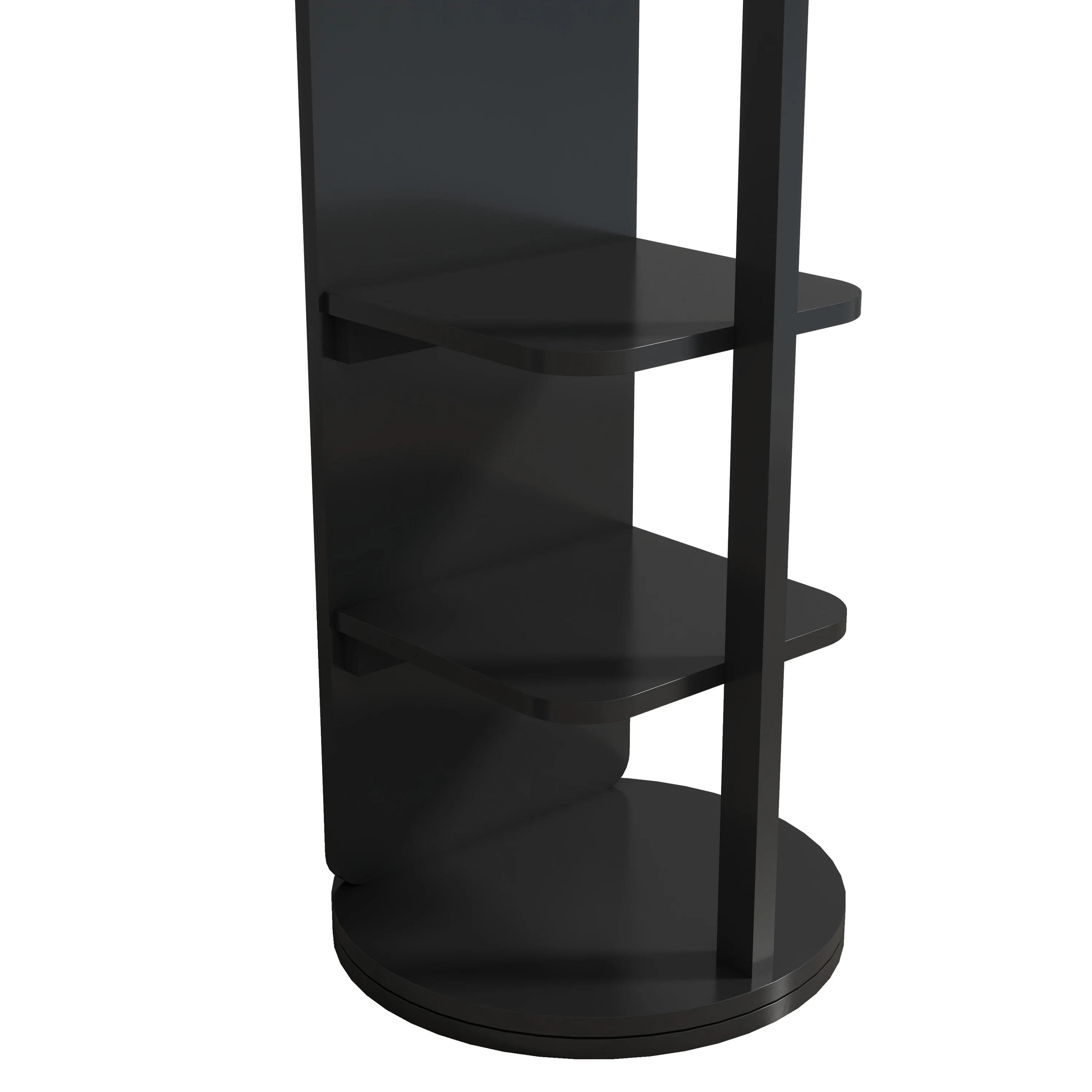 360° Rotating 69'x16' Multifunctional Full Length Mirror with Storage - Image 28