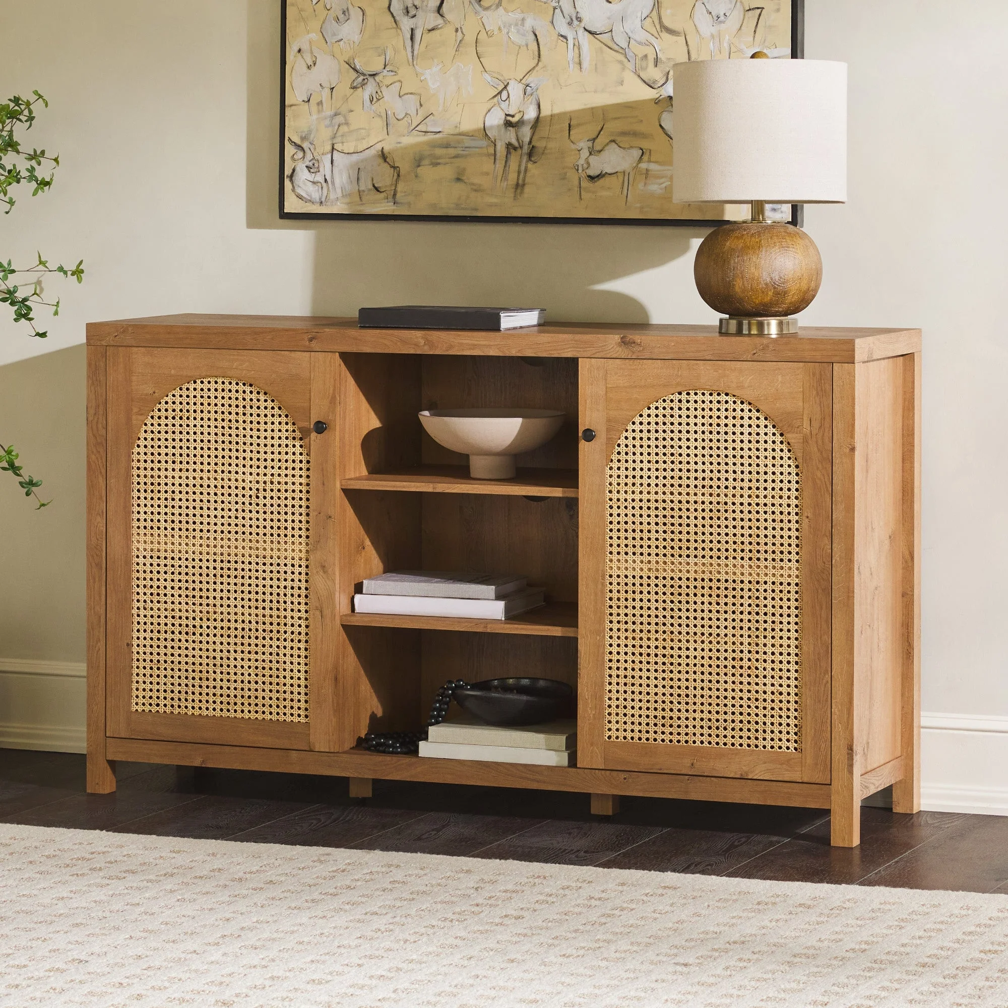 Sasha 58" Rattan Sideboard TV Stand - Image 23