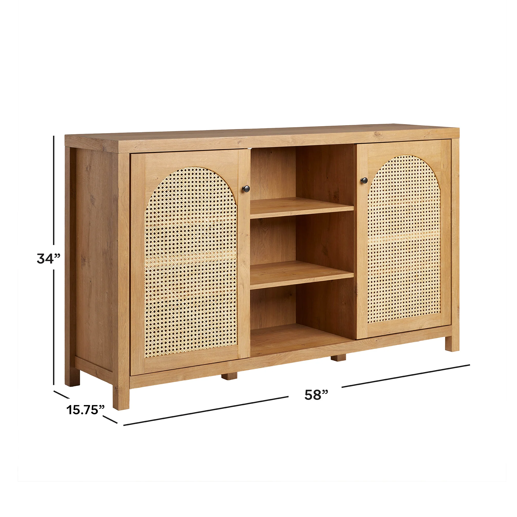 Sasha 58" Rattan Sideboard TV Stand - Image 28