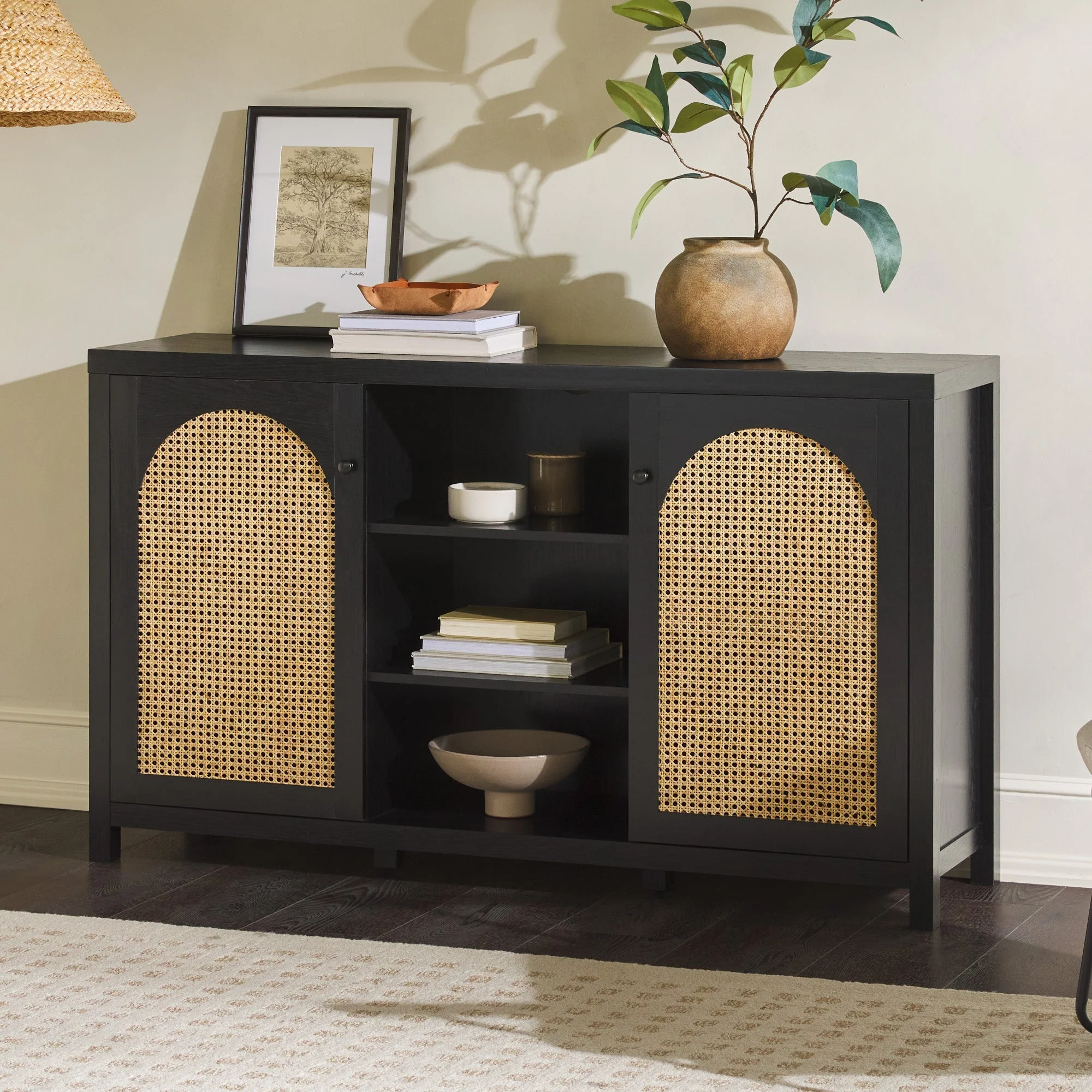 Sasha 58" Rattan Sideboard TV Stand - Image 3