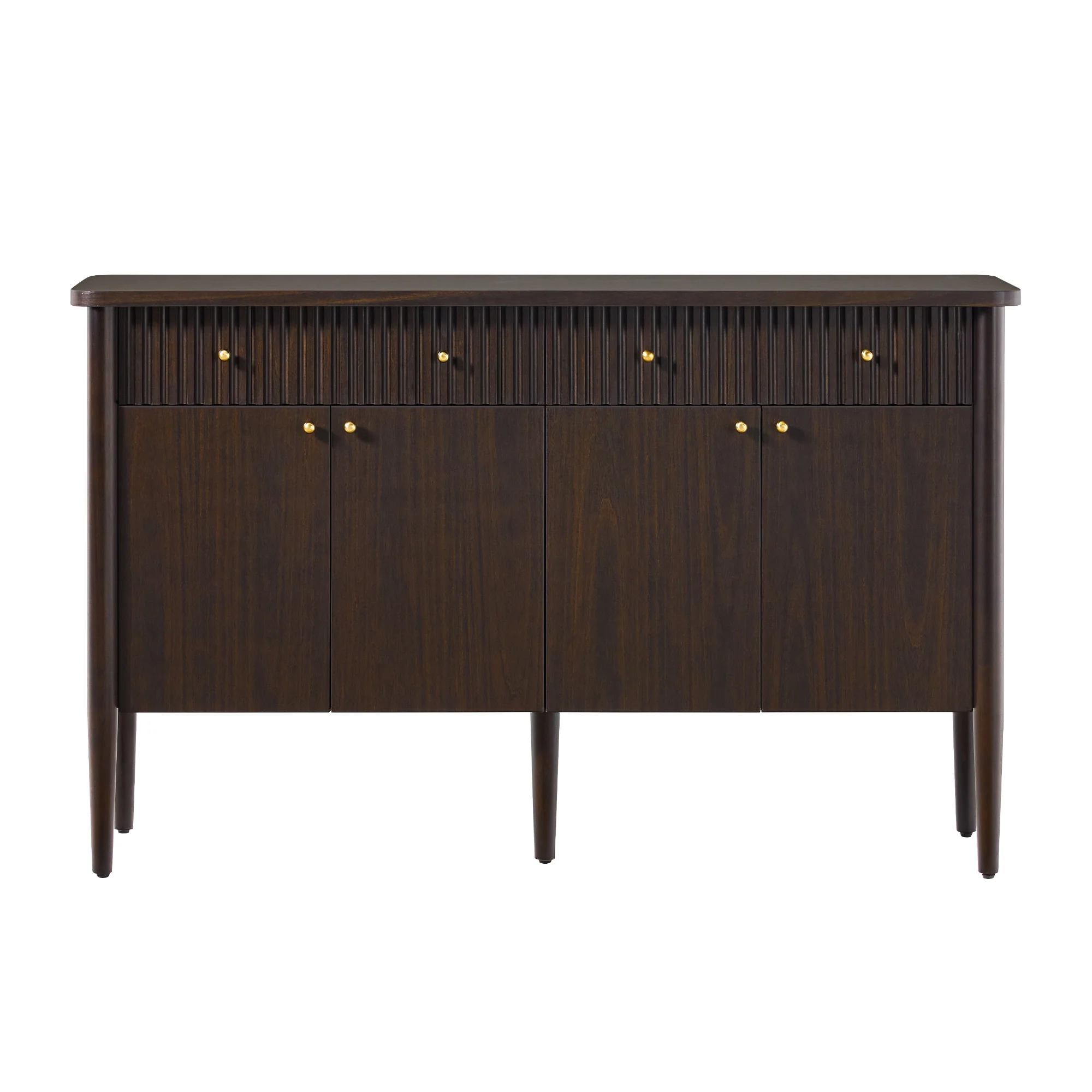 Samantha Modern Fluted 58" Wood Sideboard - Image 26