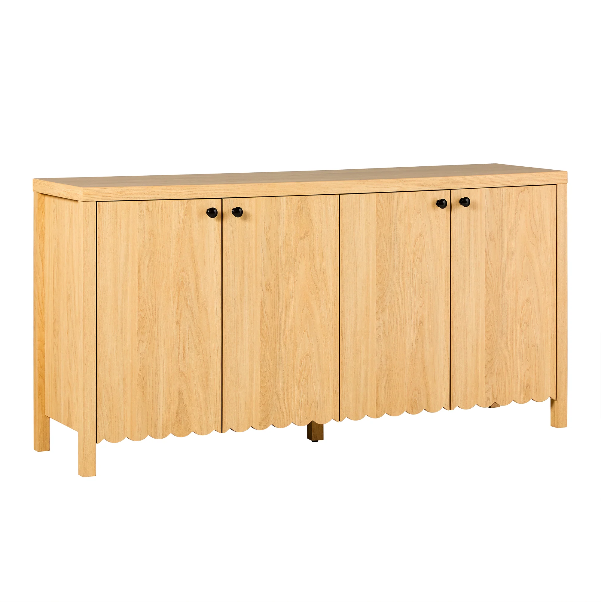 Paisley 60" Modern Scalloped Easy Assembly Sideboard /TV Stand - Image 27