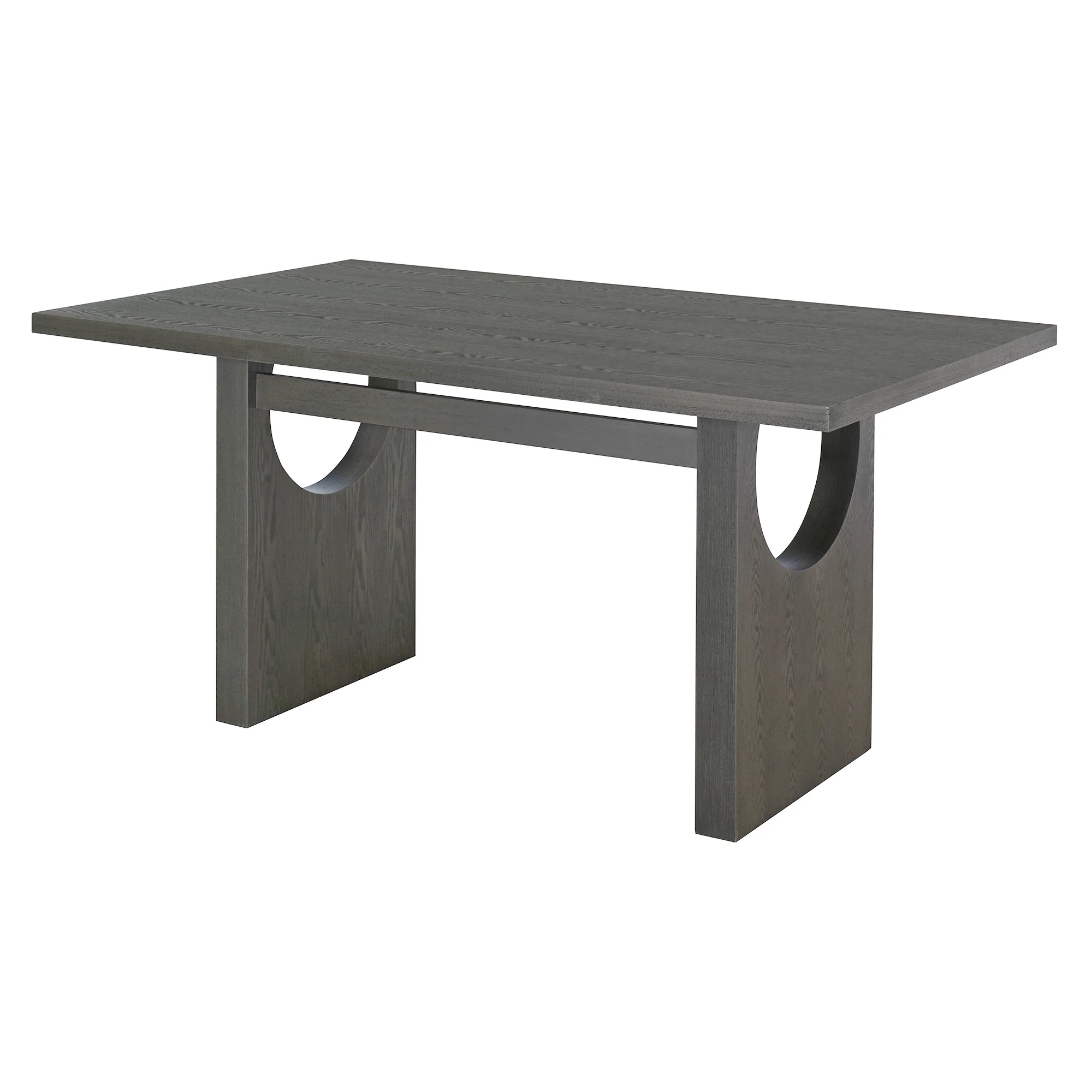 Walker Edison | 60' Wood 7-Piece Retro Dining Table Set for 6 with Upholstered Chairs - Image 26