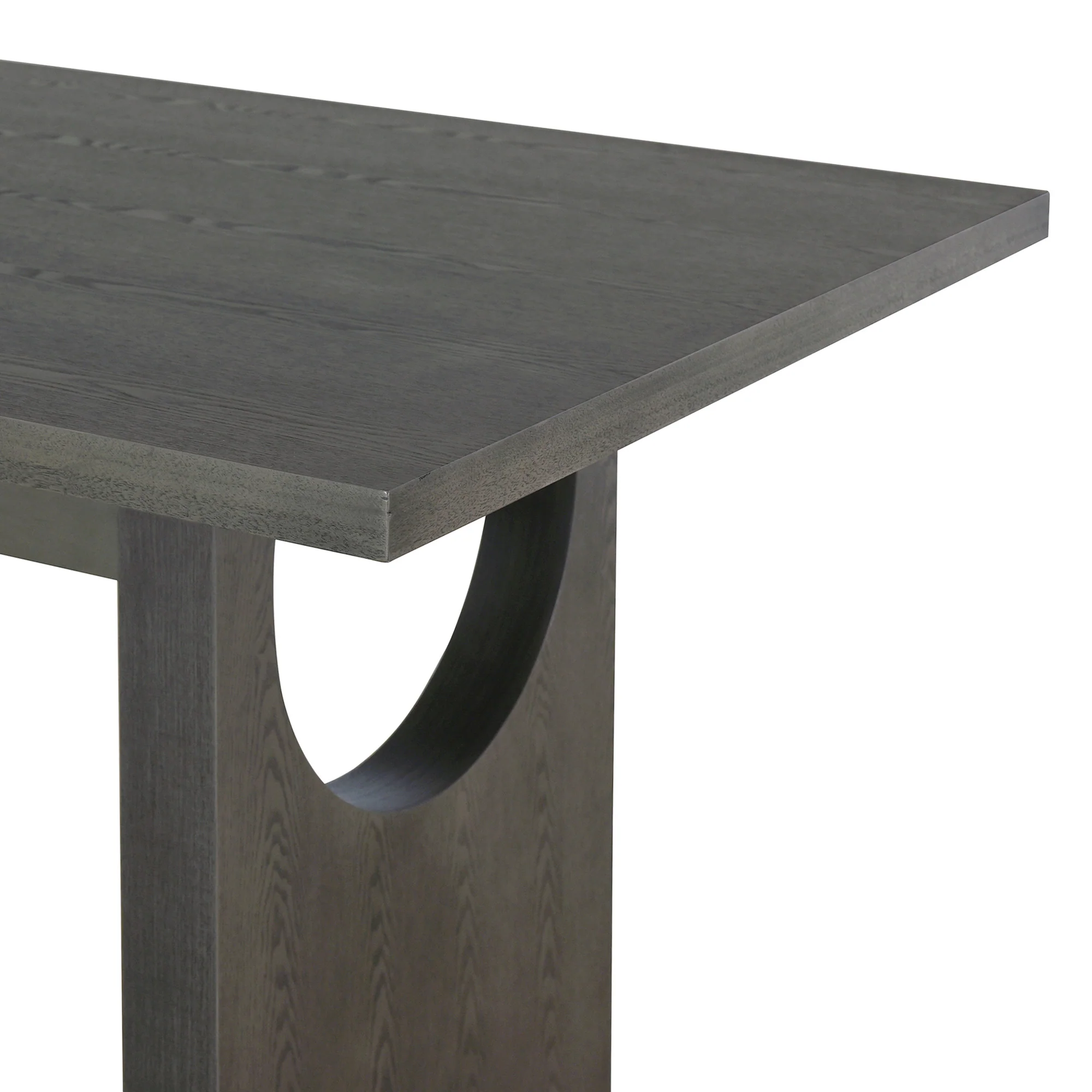 Walker Edison | 60' Wood 7-Piece Retro Dining Table Set for 6 with Upholstered Chairs - Image 27