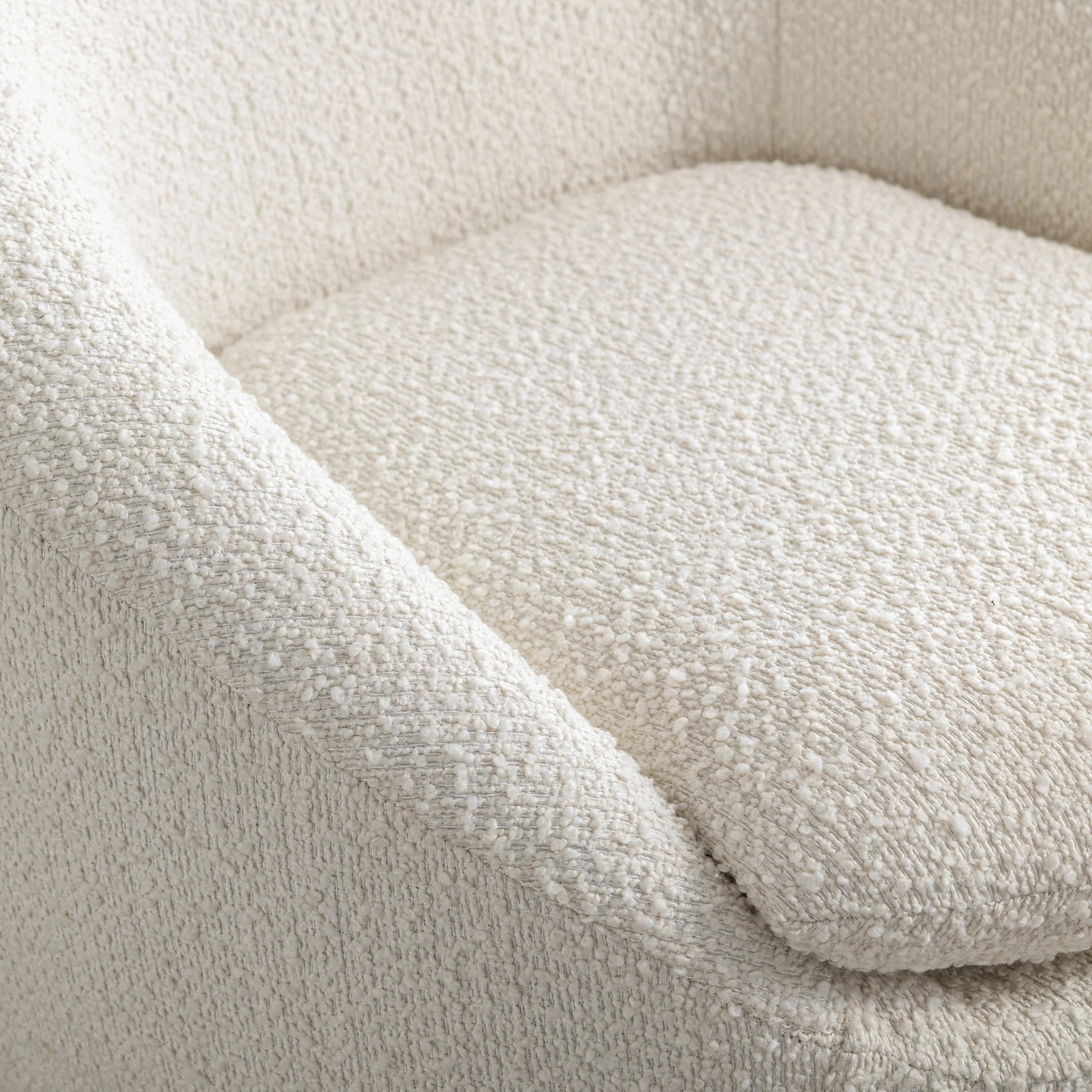 Walker Edison | Boucle Swivel Chair - Image 9