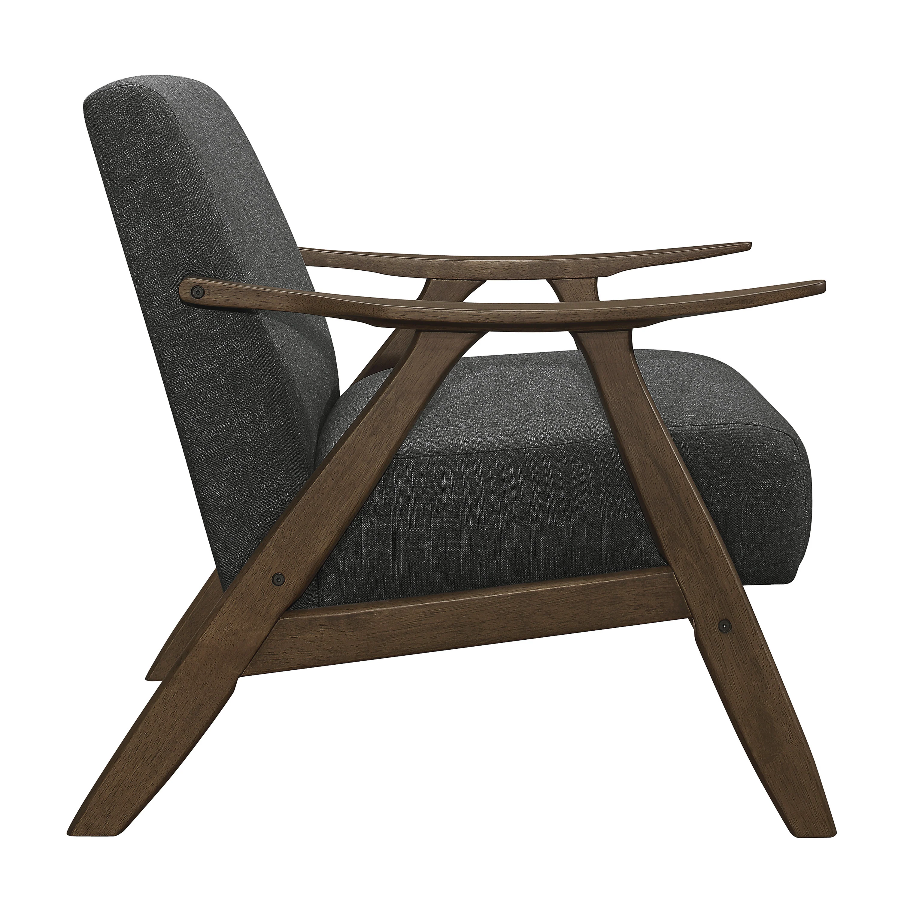 Walker Edison | Elevated Traditional Upholstered Accent Chair - Image 5