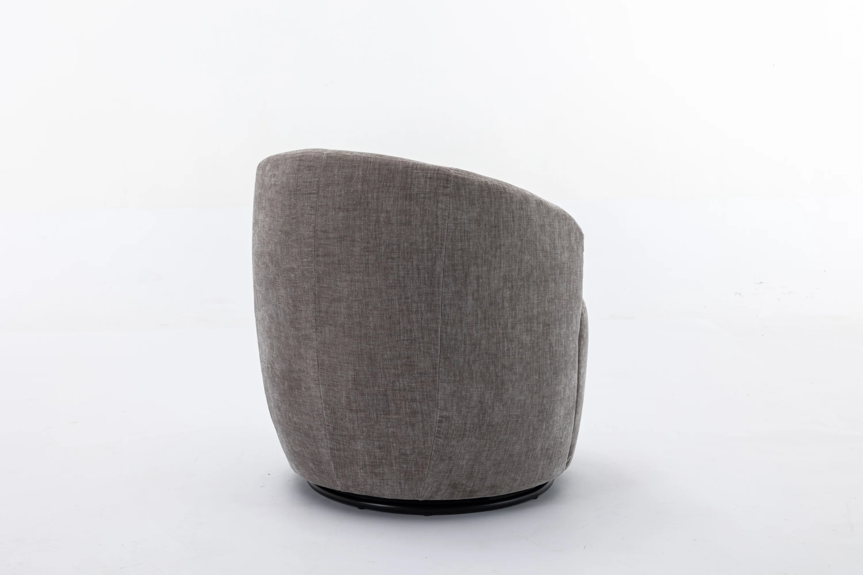 Walker Edison | Chenille Swivel Accent Barrel Chair - Image 21