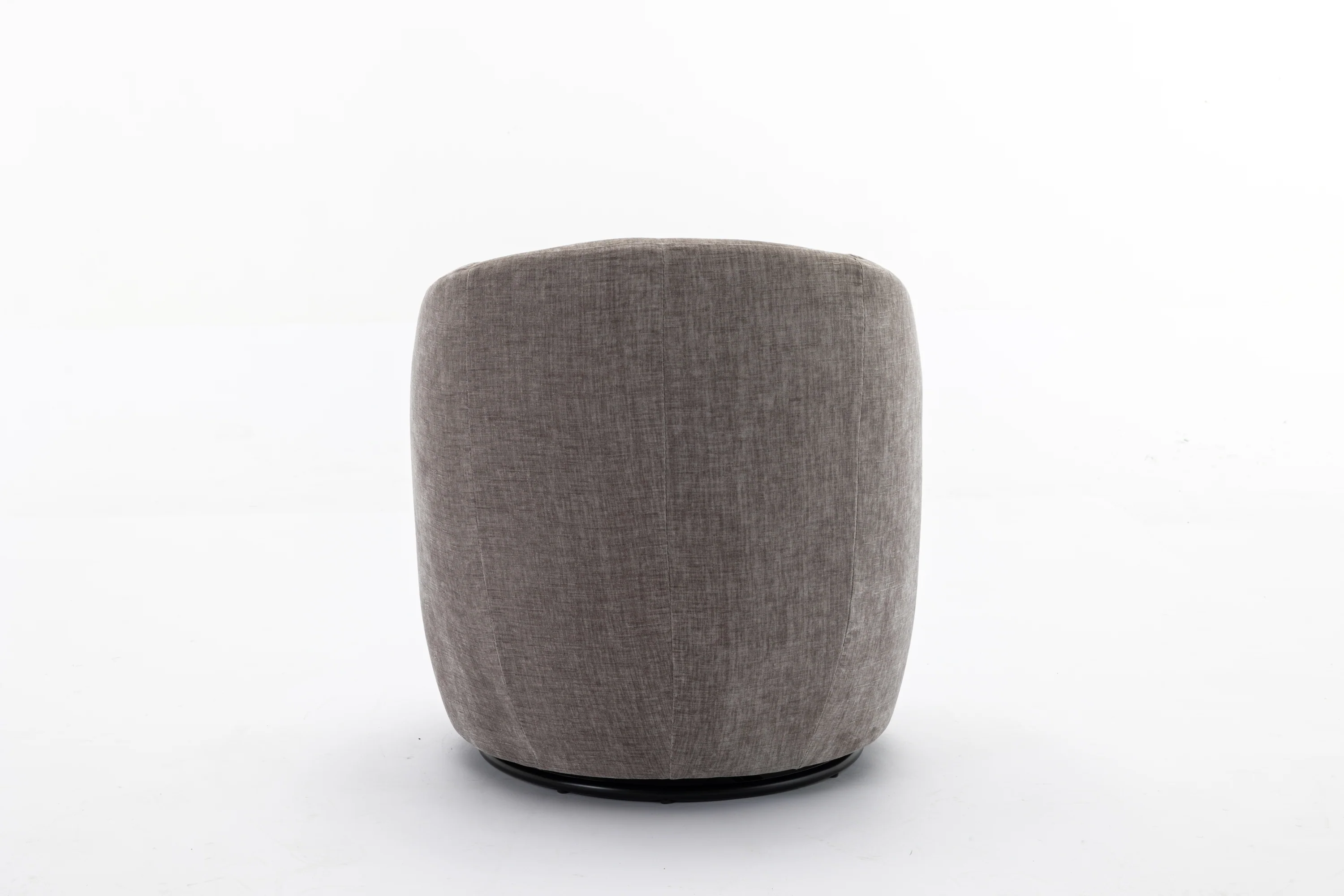 Walker Edison | Chenille Swivel Accent Barrel Chair - Image 7