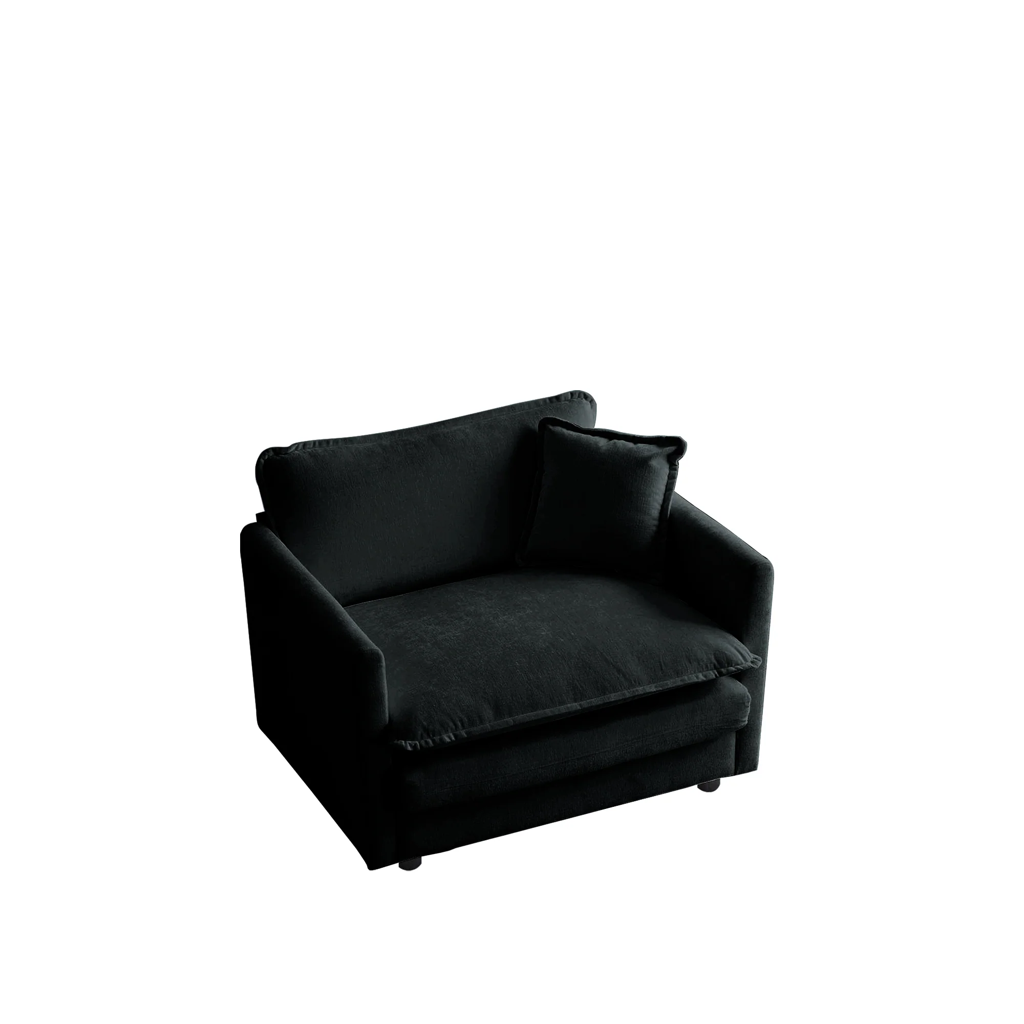Walker Edison | Cloud Deep Seat Accent Sofa Chair - Image 4