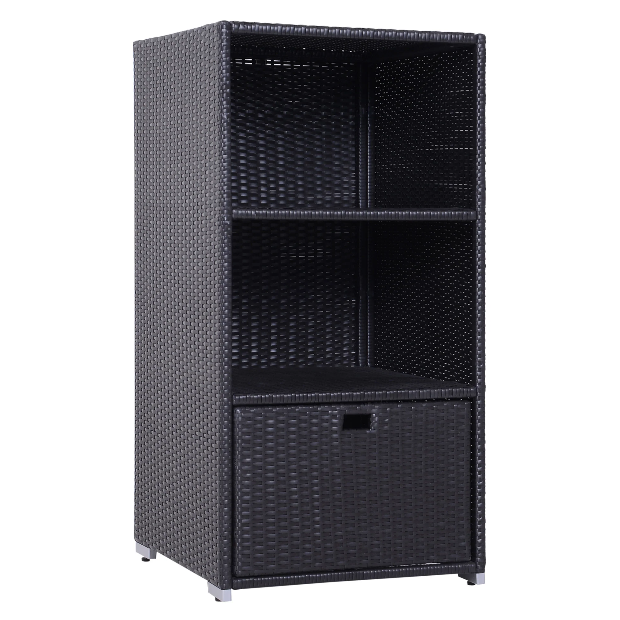Walker Edison | Outdoor Waterproof Valet Pool Towel Storage Rack - Image 3
