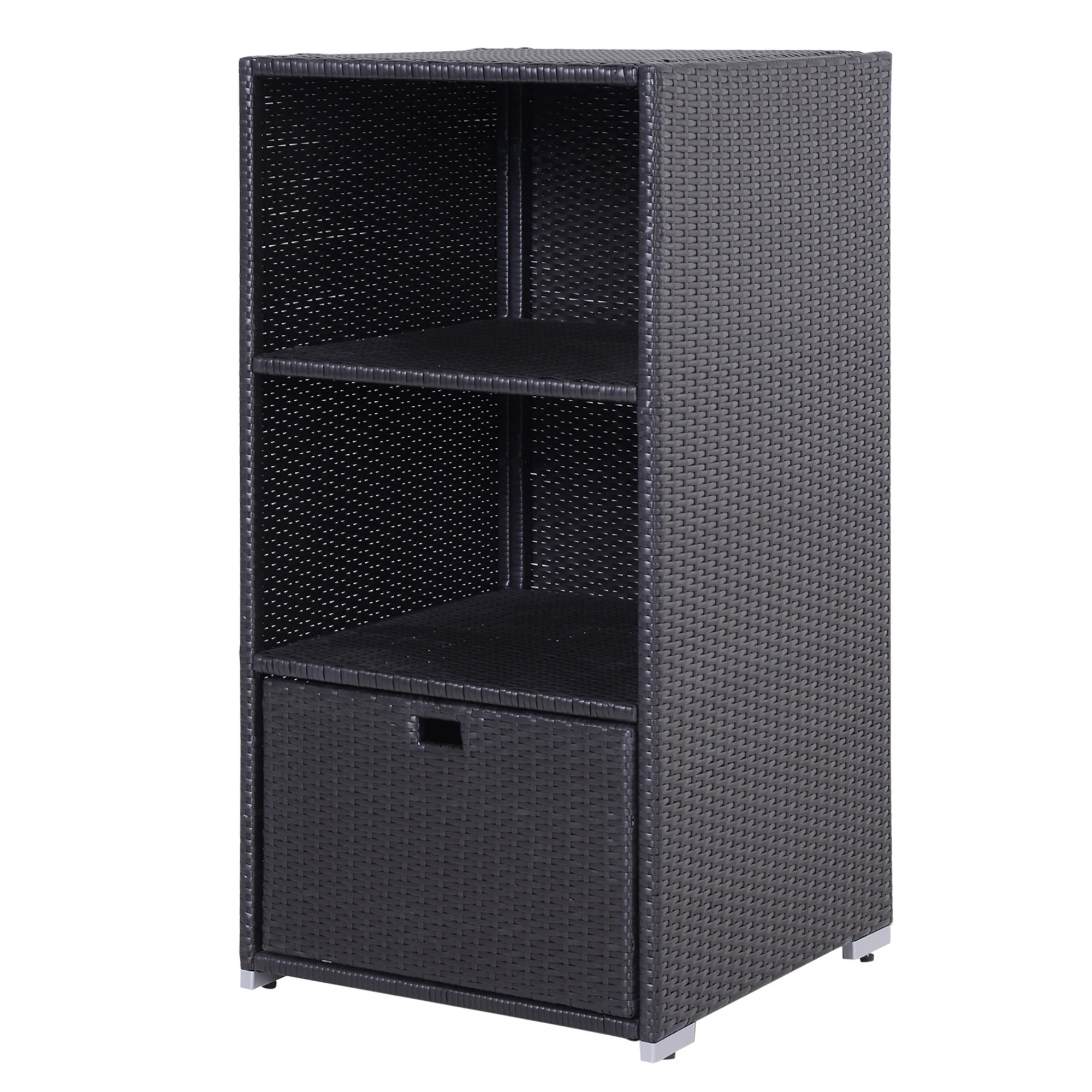 Walker Edison | Outdoor Waterproof Valet Pool Towel Storage Rack - Image 4