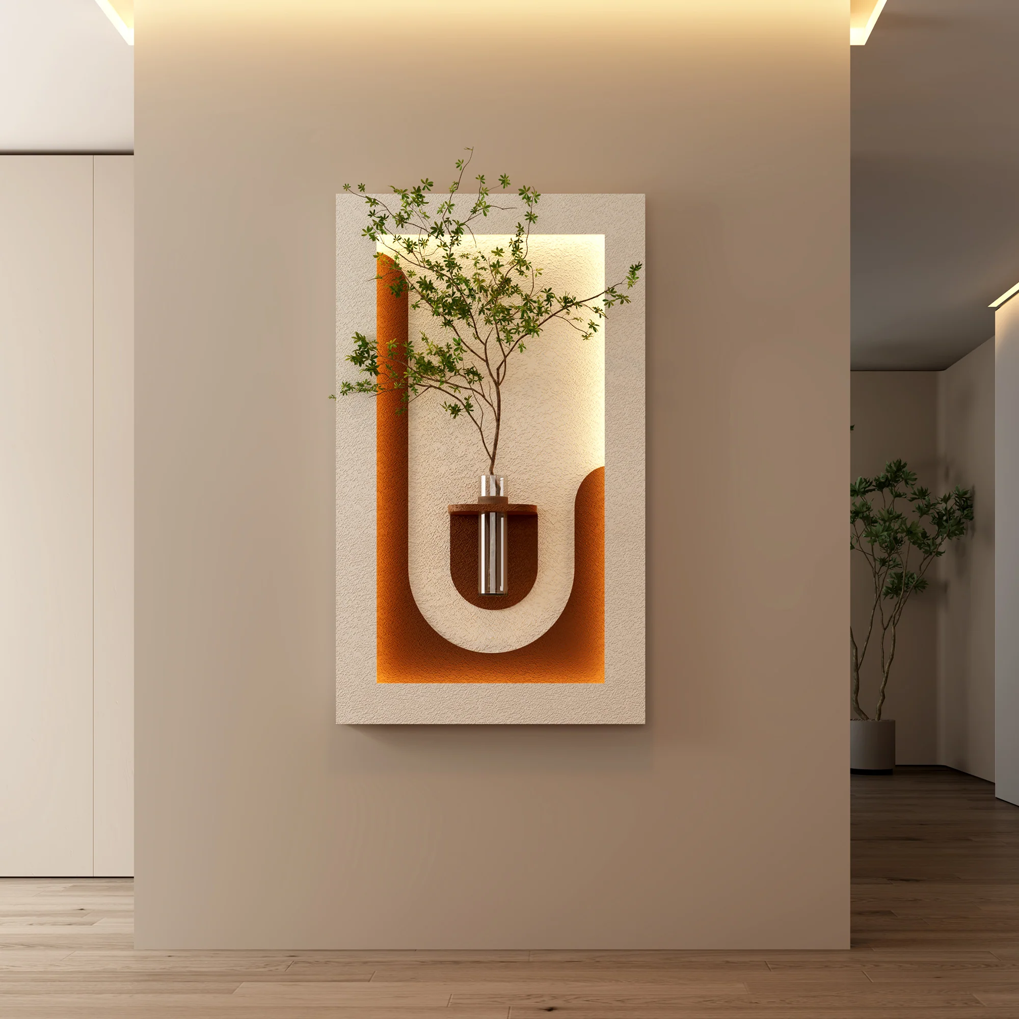 Adjustable 3-Color LED Sandstone Wall Decor - Image 13