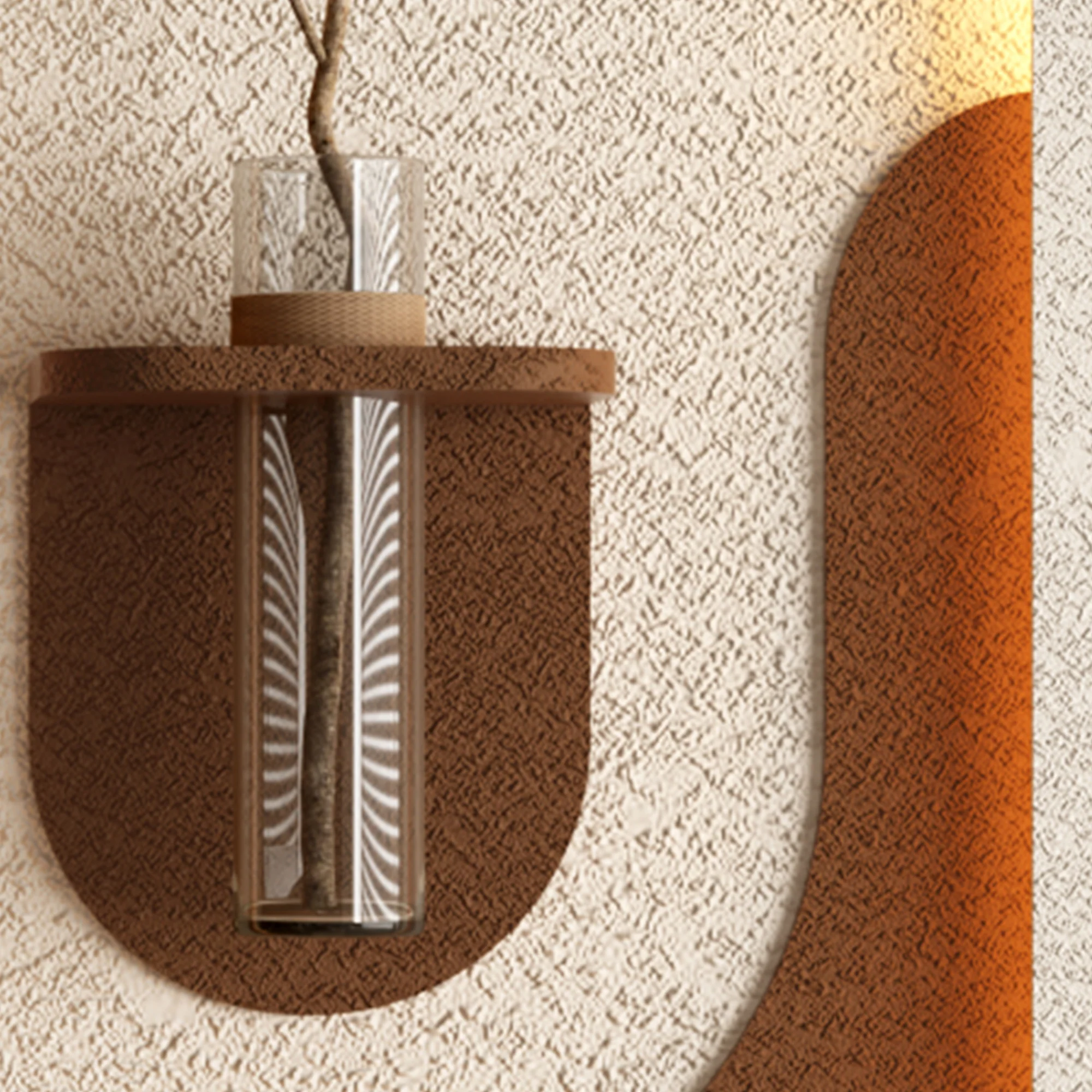 Adjustable 3-Color LED Sandstone Wall Decor - Image 5