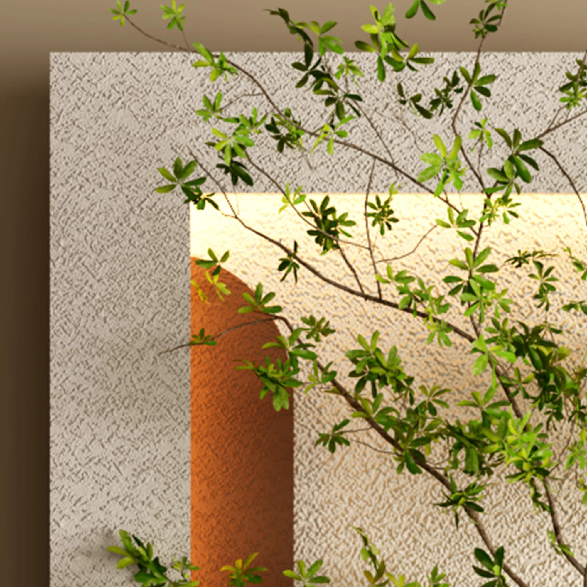 Adjustable 3-Color LED Sandstone Wall Decor - Image 8