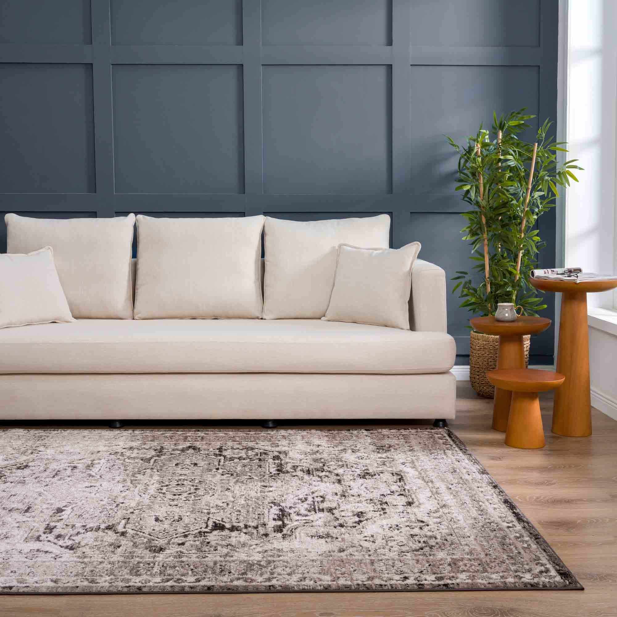 Boutique Rugs - Albie Charcoal & Beige Area Rug - Clearance - Image 12