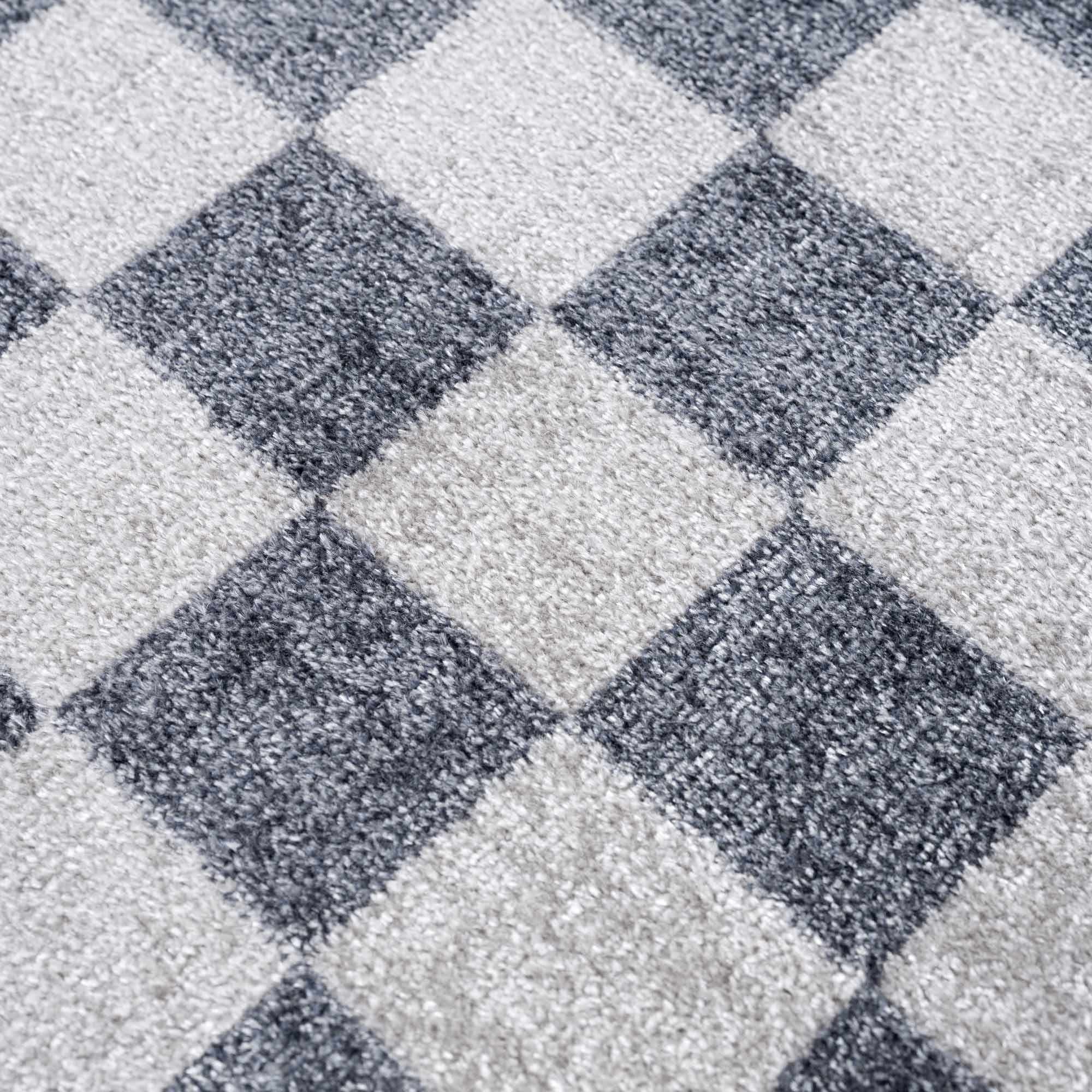 Boutique Rugs - Alie Gray Checkered Washable Area Rug - Image 13