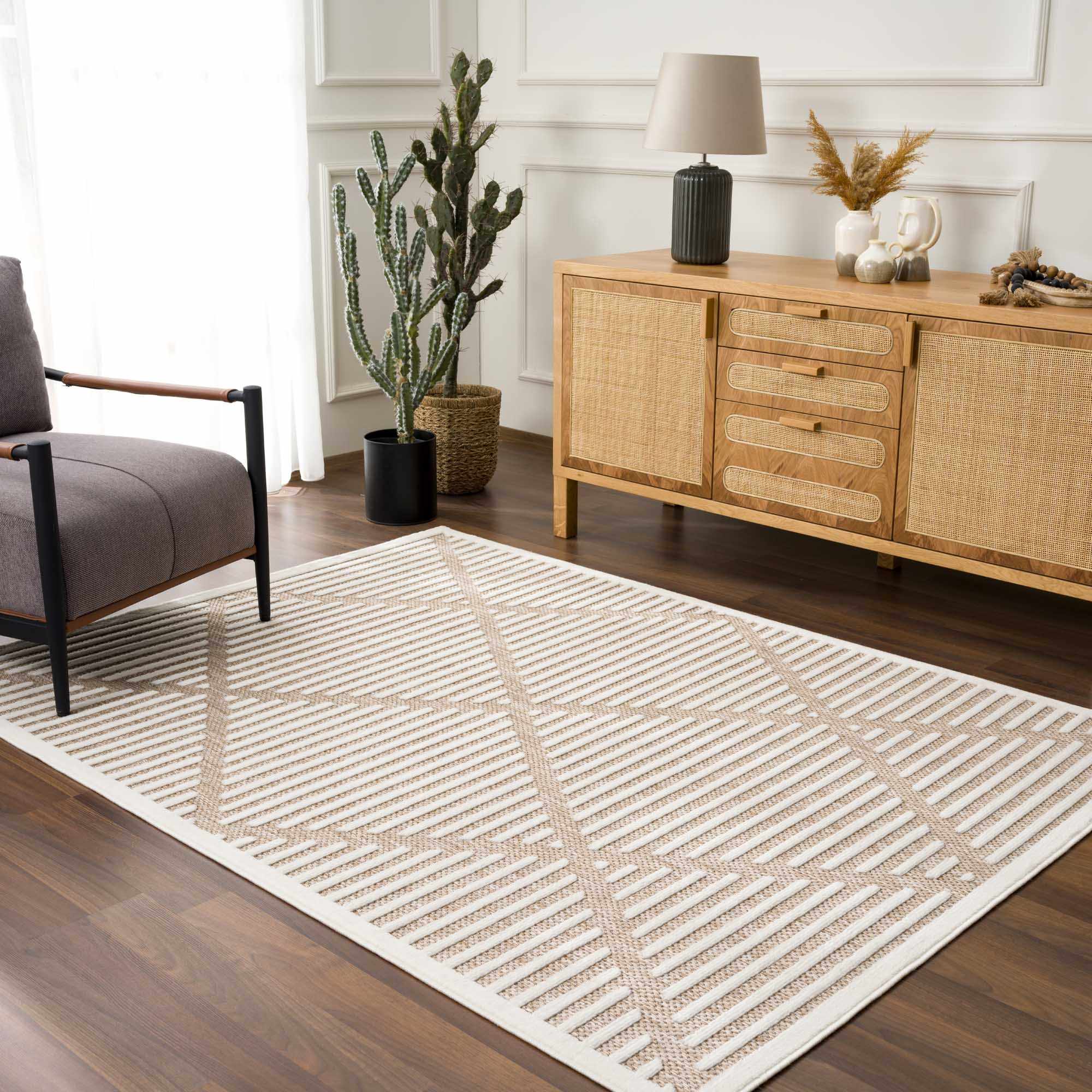 Anah Cream Outdoor Rug - Image 19