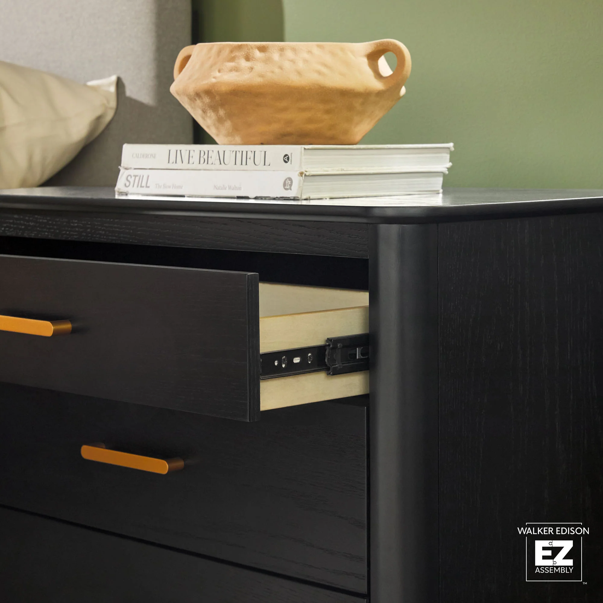 Annette Contemporary 3-Drawer Wood Nightstand - Image 17