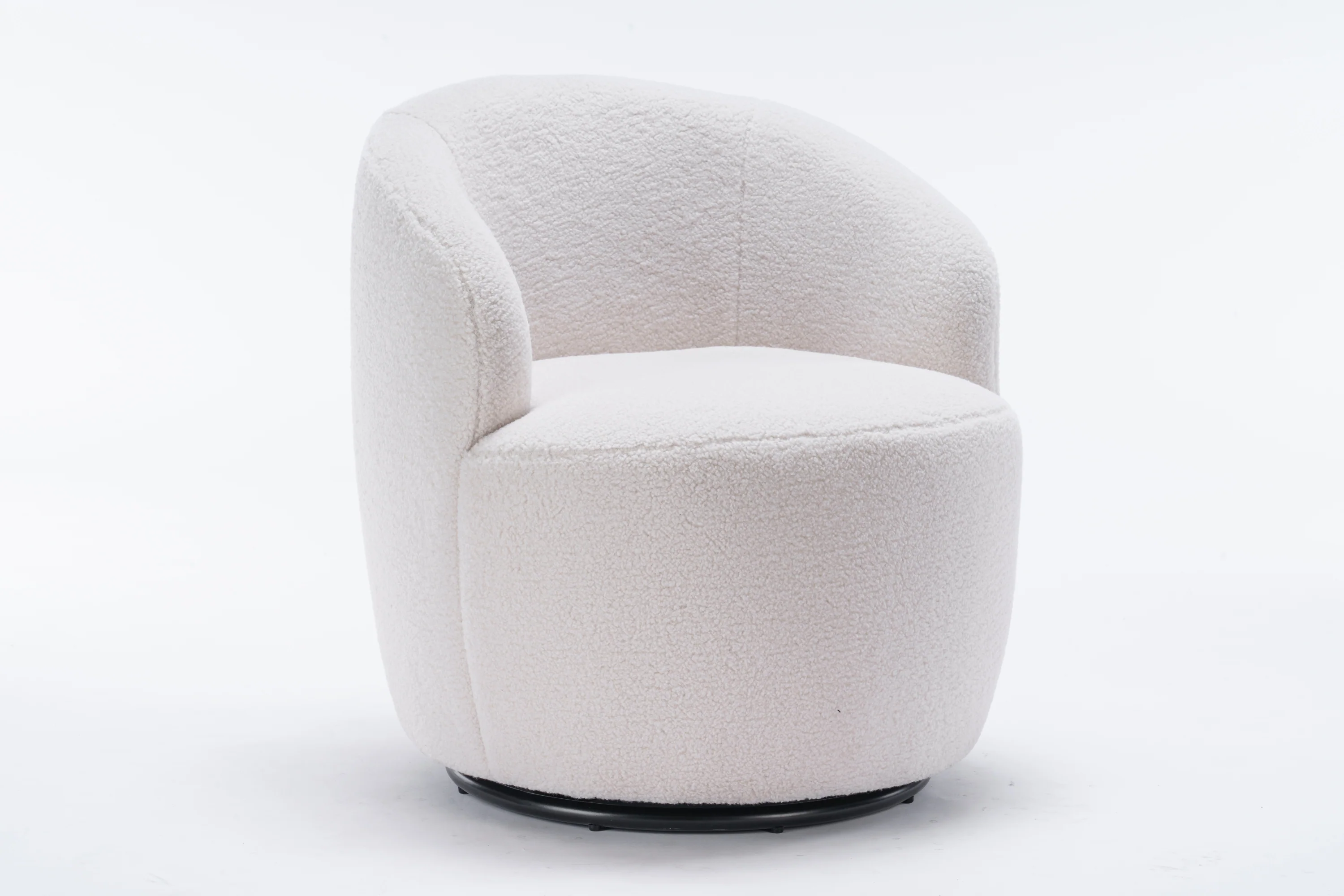 Walker Edison | Teddy Swivel Barrel Accent Armchair Chair - Image 19