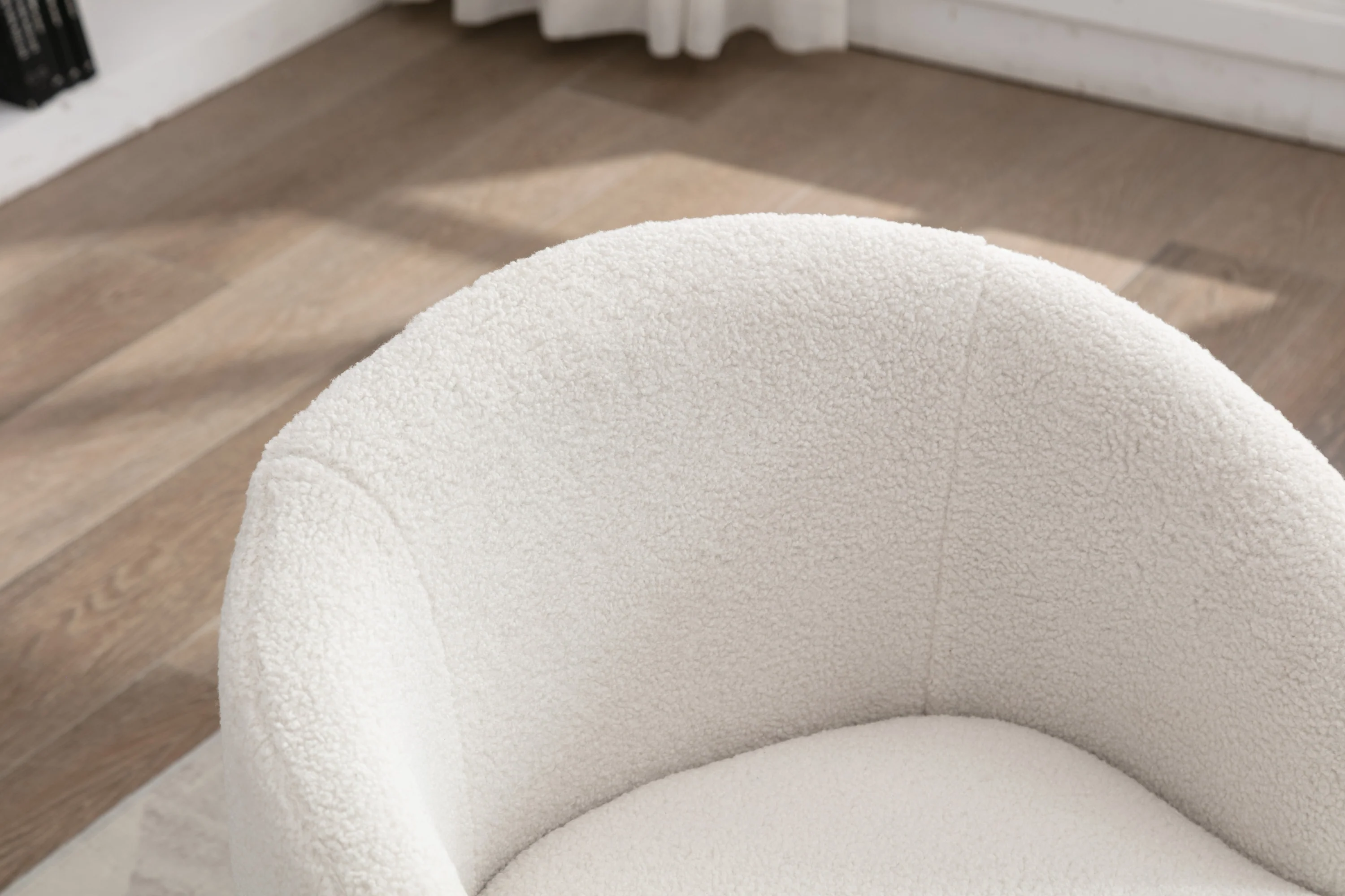 Walker Edison | Teddy Swivel Barrel Accent Armchair Chair - Image 5