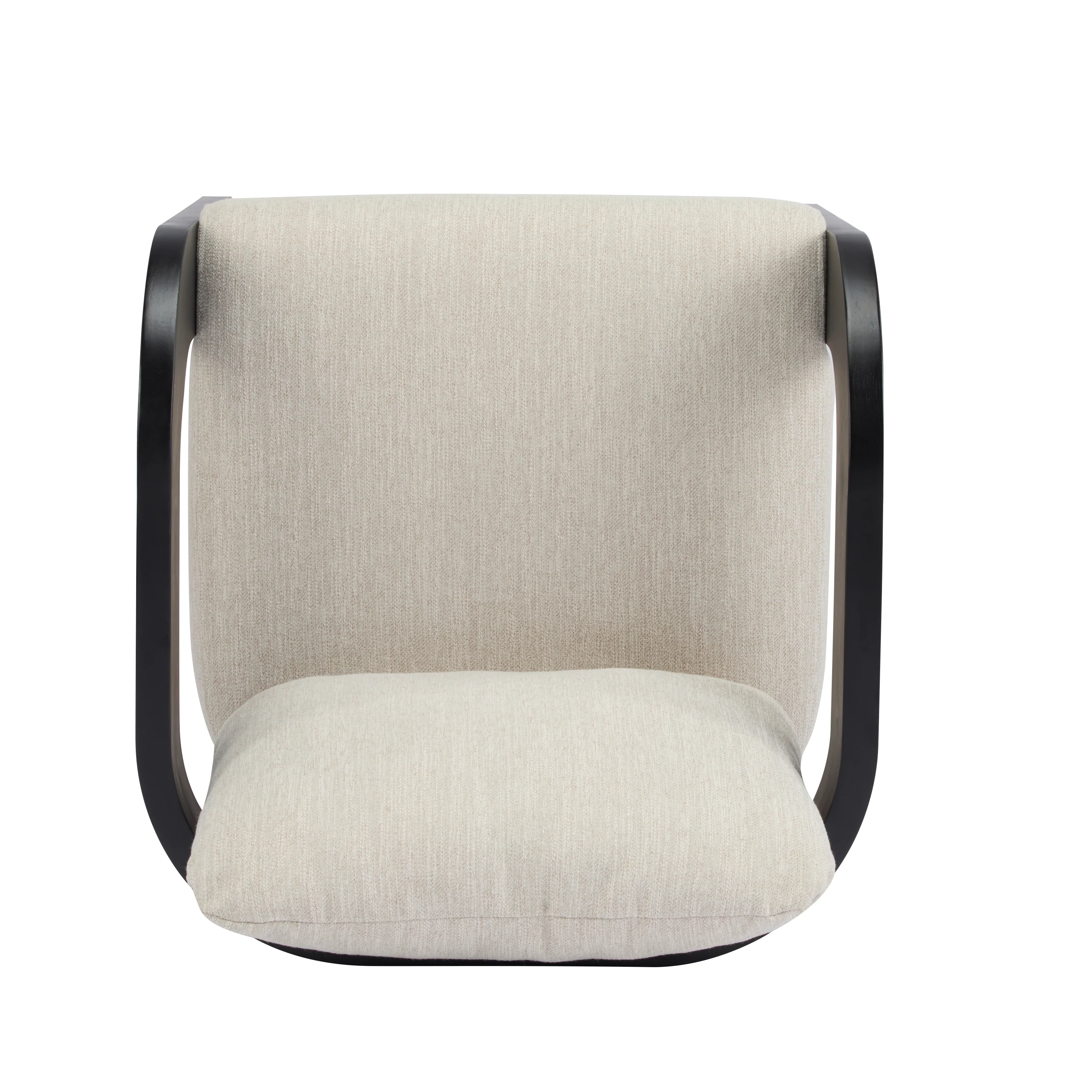 Black 2 Pack Dining Chairs with Pillow Back and Solid Wood Frame - Image 11