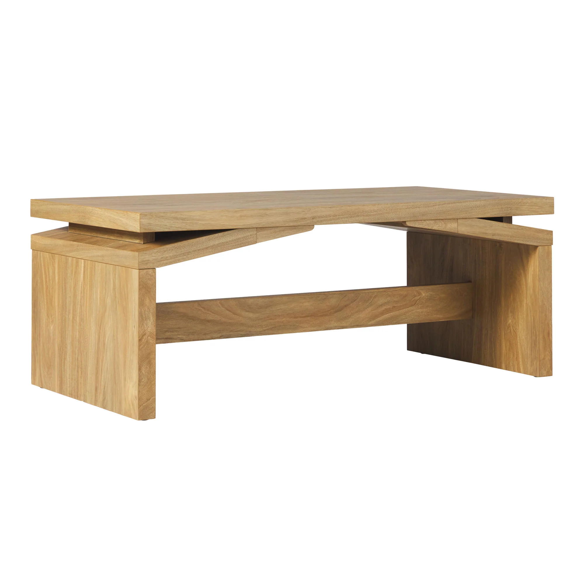 Booker Modern Easy Assembly Split-Top 47" Coffee Table - Image 13