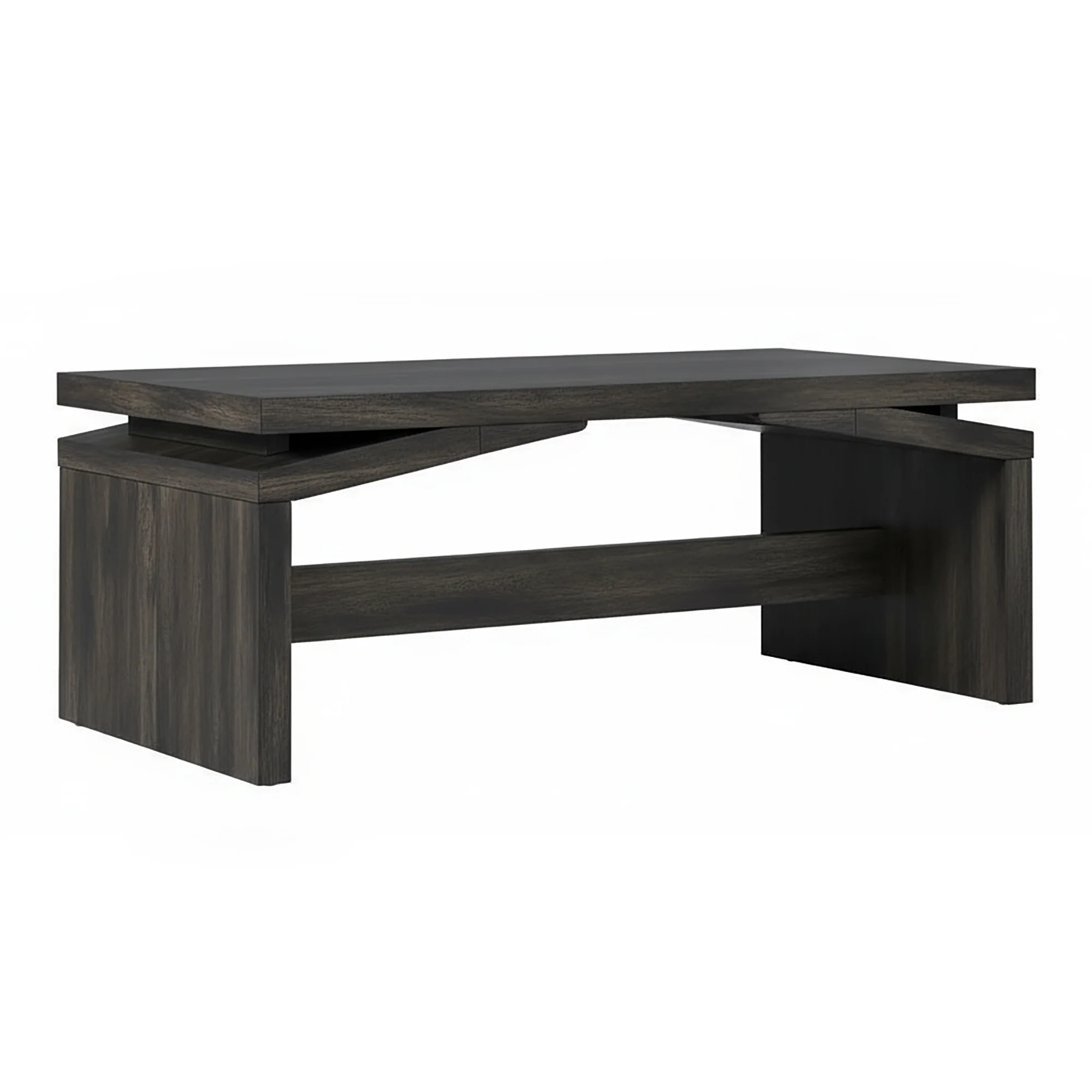Booker Modern Easy Assembly Split-Top 47" Coffee Table - Image 26