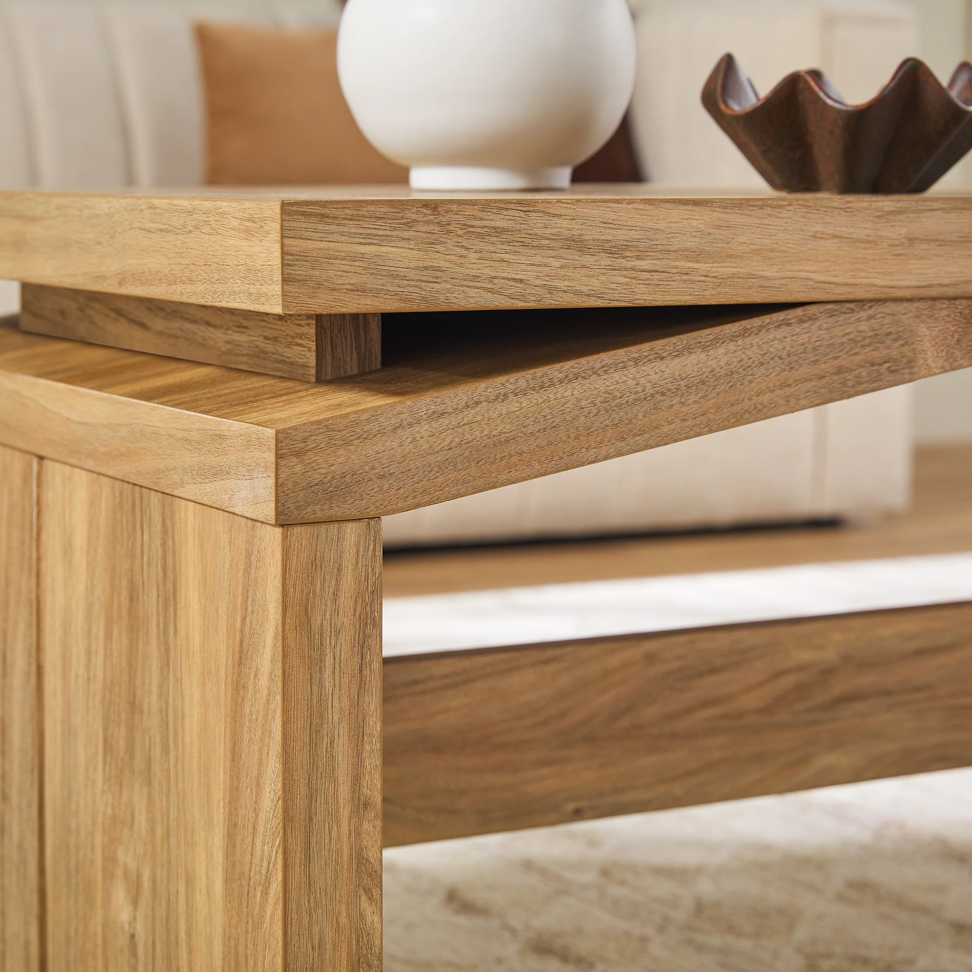 Booker Modern Easy Assembly Split-Top 47" Coffee Table - Image 5