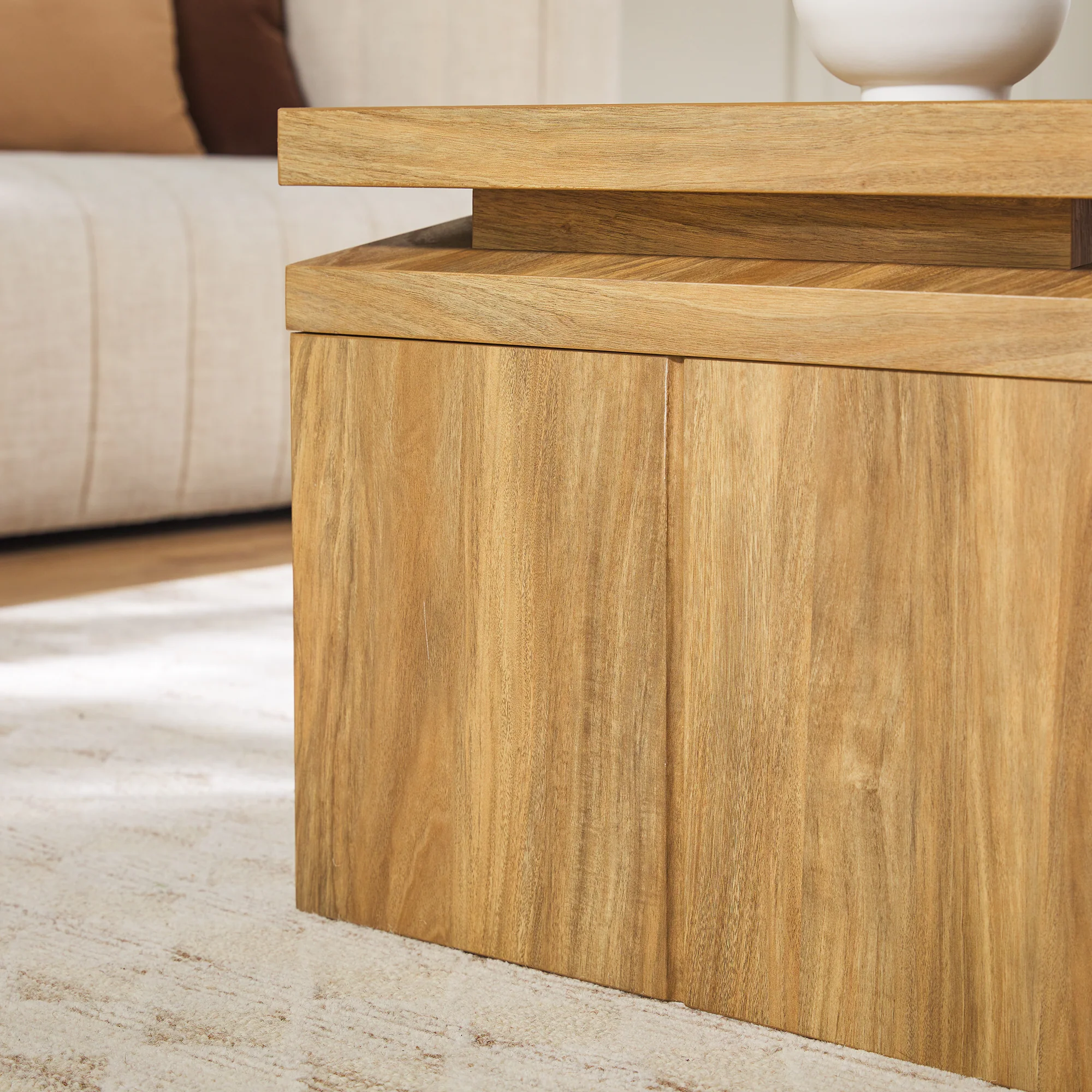 Booker Modern Easy Assembly Split-Top 47" Coffee Table - Image 7