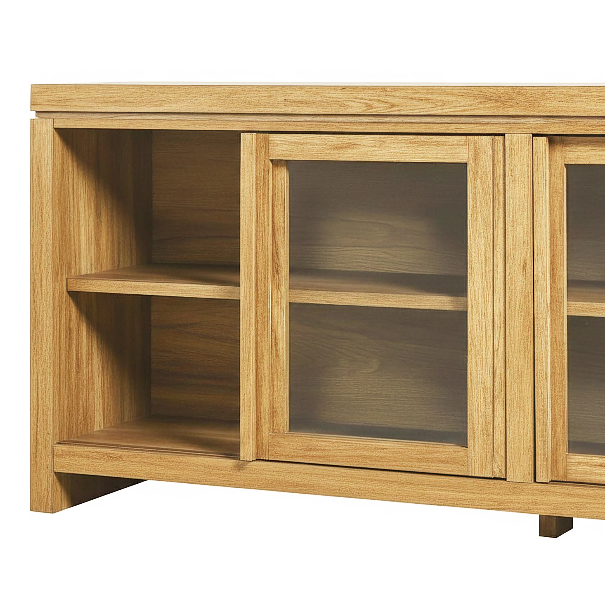 Booker Modern Glass Door TV Stand Sideboard - Image 12