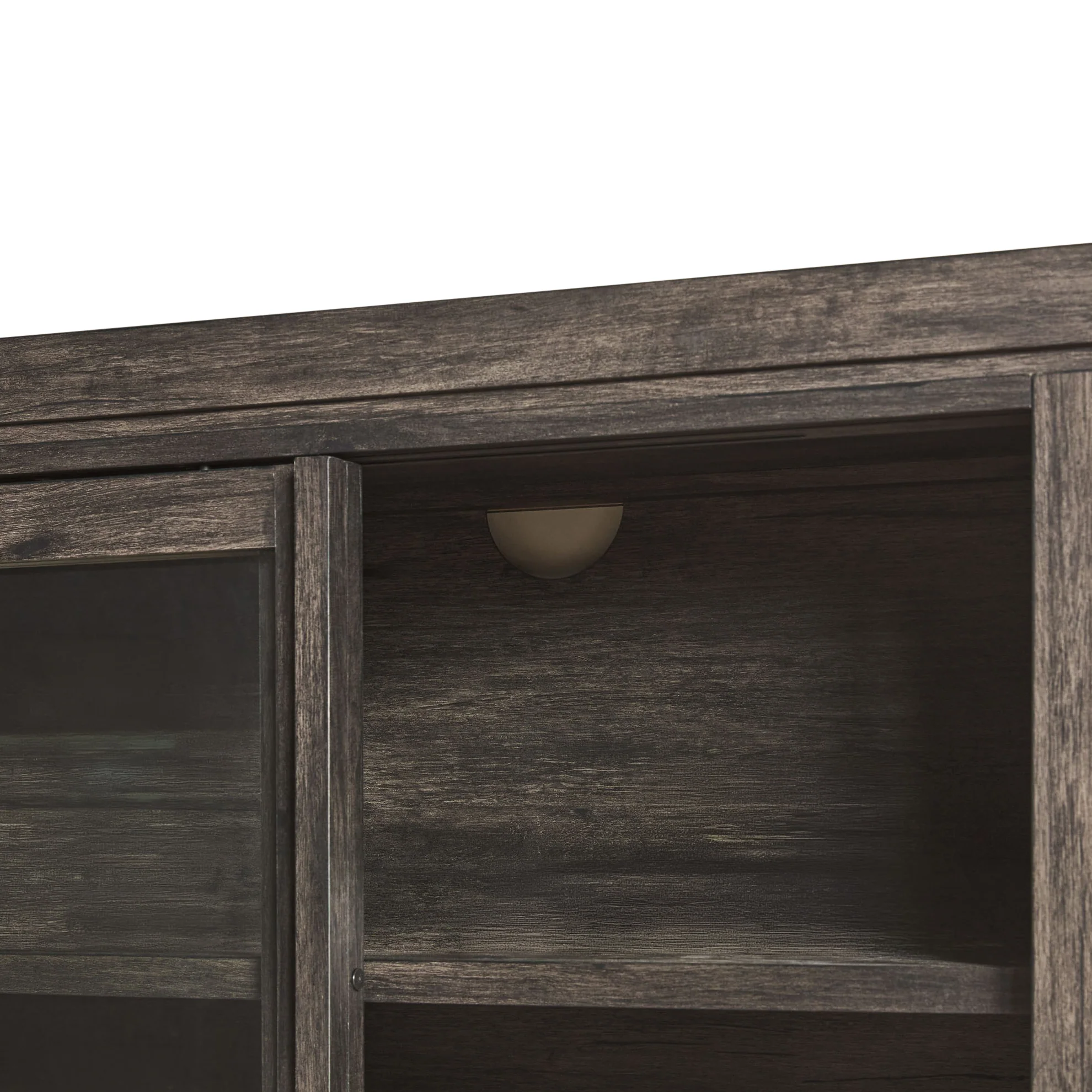 Booker Modern Glass Door TV Stand Sideboard - Image 31