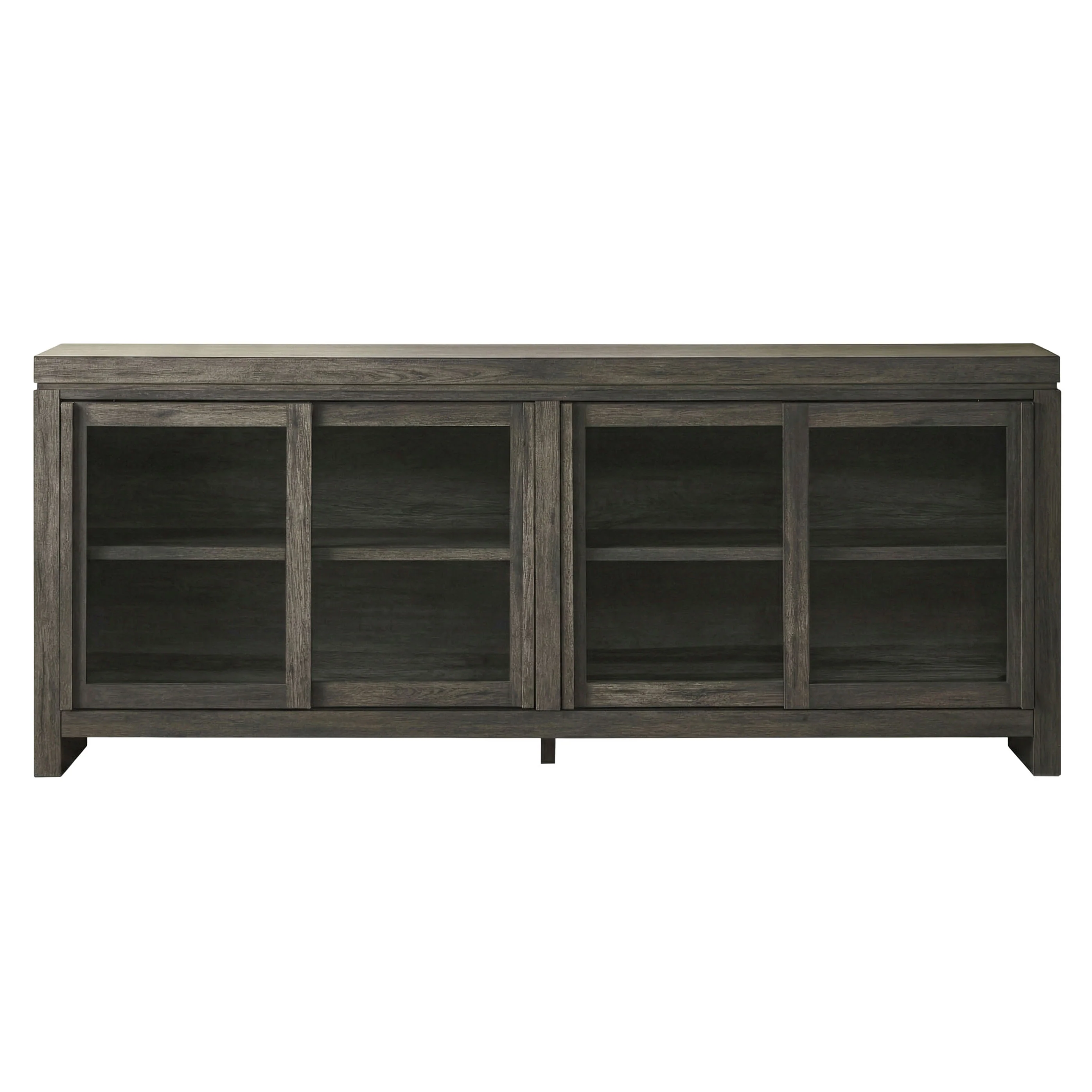 Booker Modern Glass Door TV Stand Sideboard - Image 35