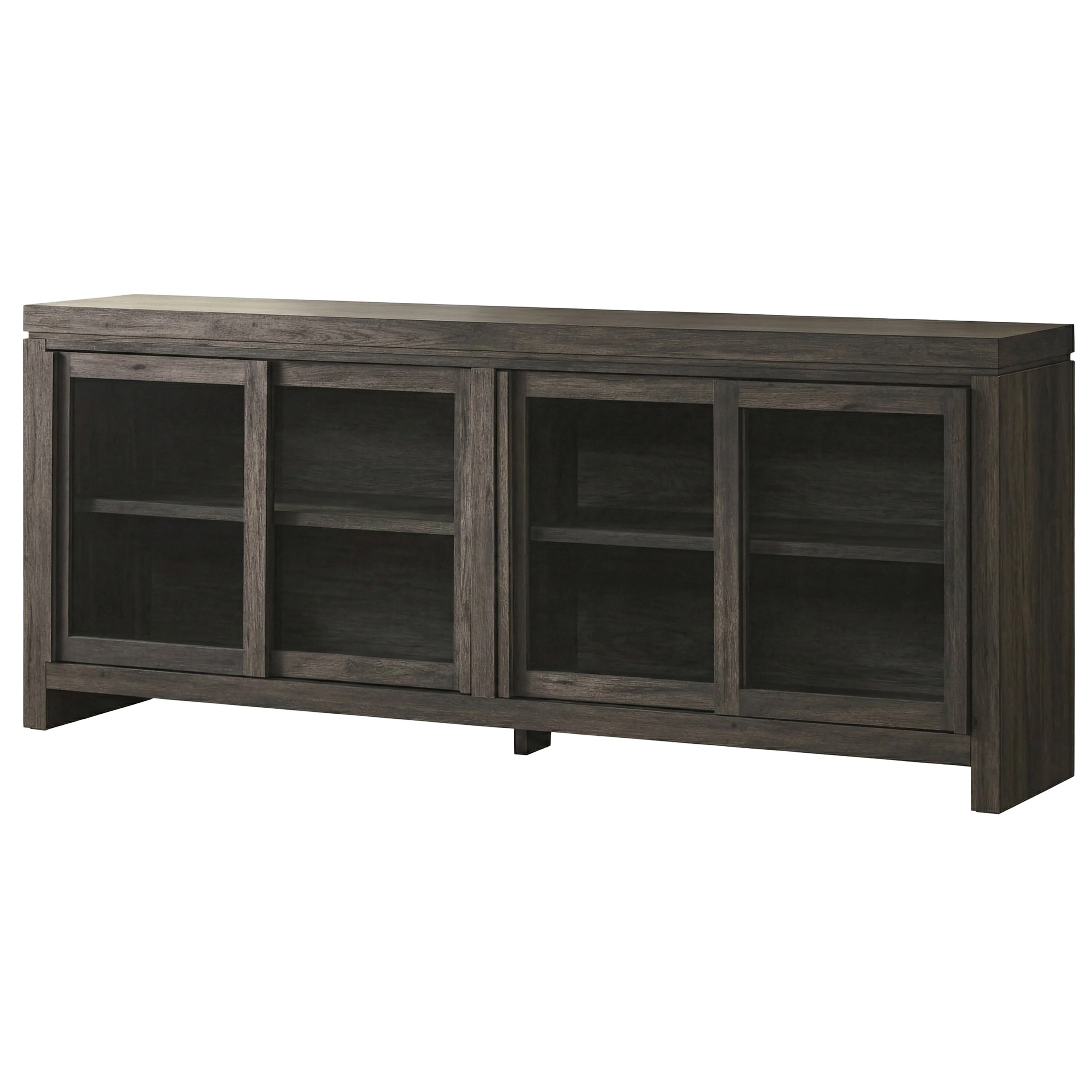 Booker Modern Glass Door TV Stand Sideboard - Image 36