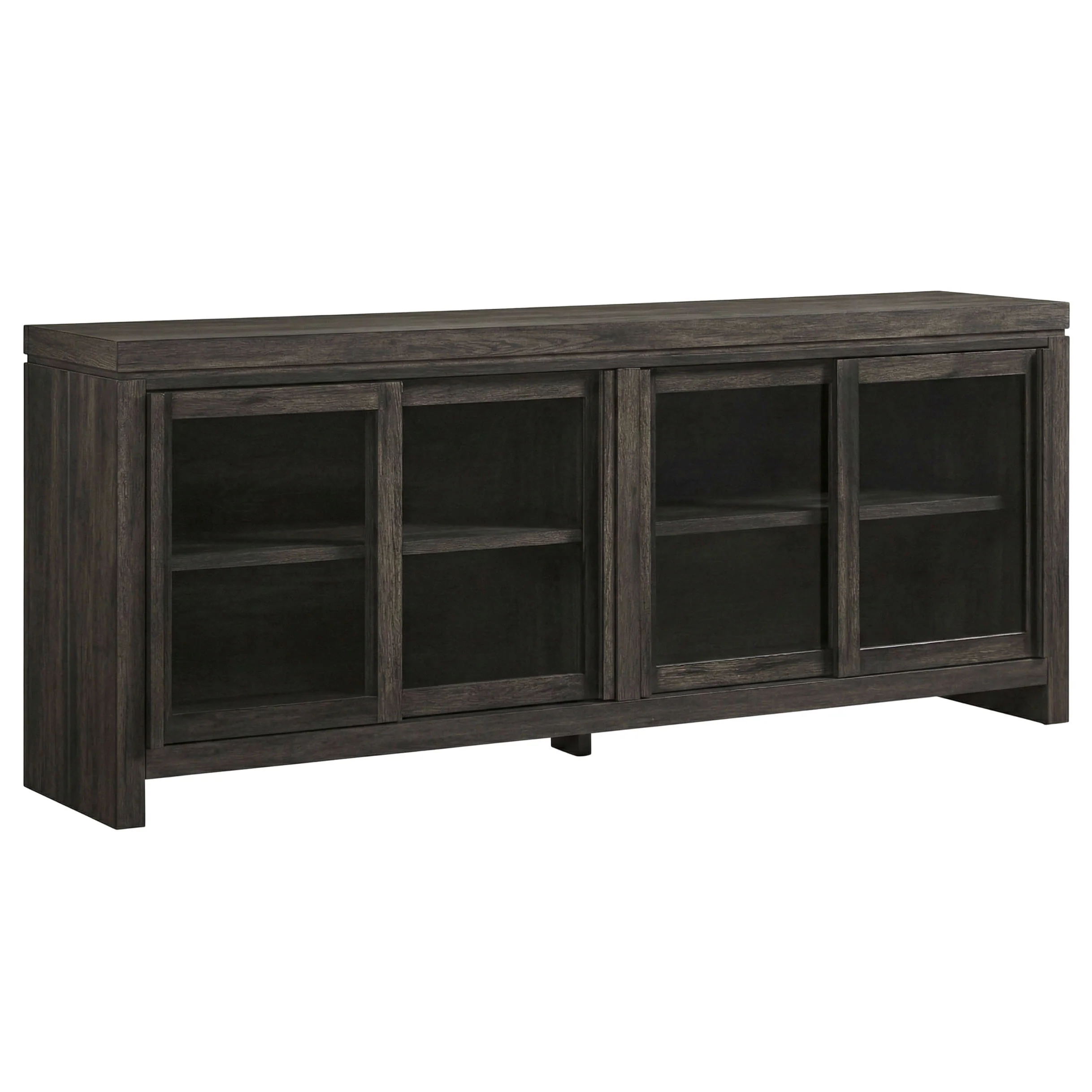Booker Modern Glass Door TV Stand Sideboard - Image 37