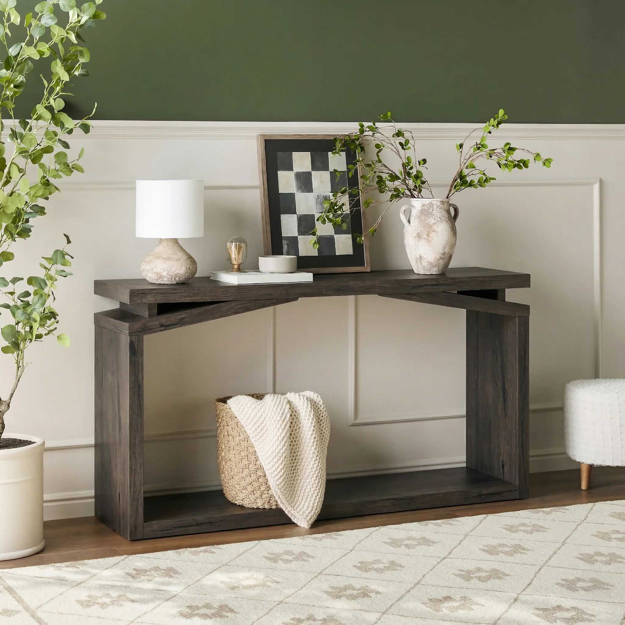 Booker Modern 60" Entry Console Table