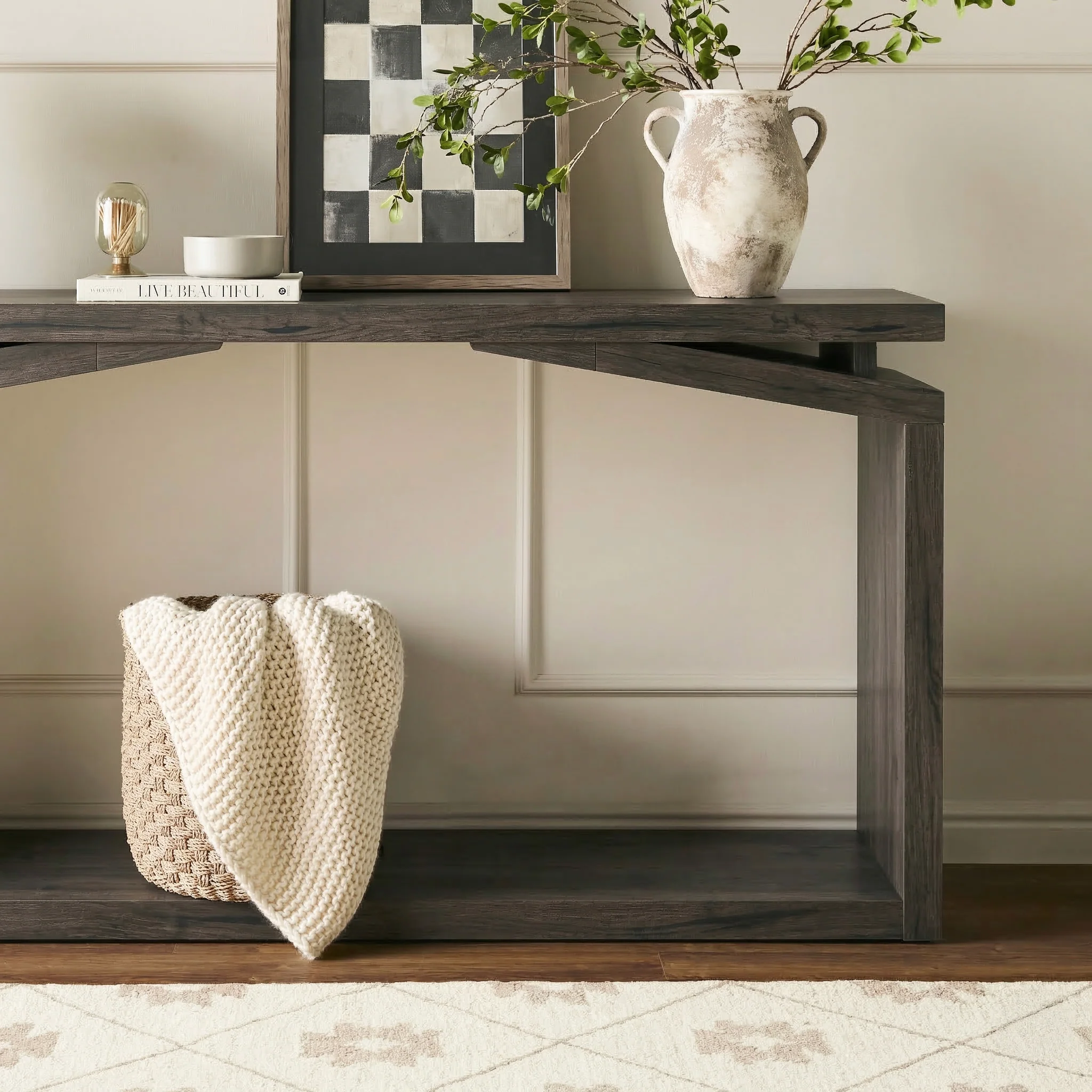 Booker Modern 60" Entry Console Table - Image 4