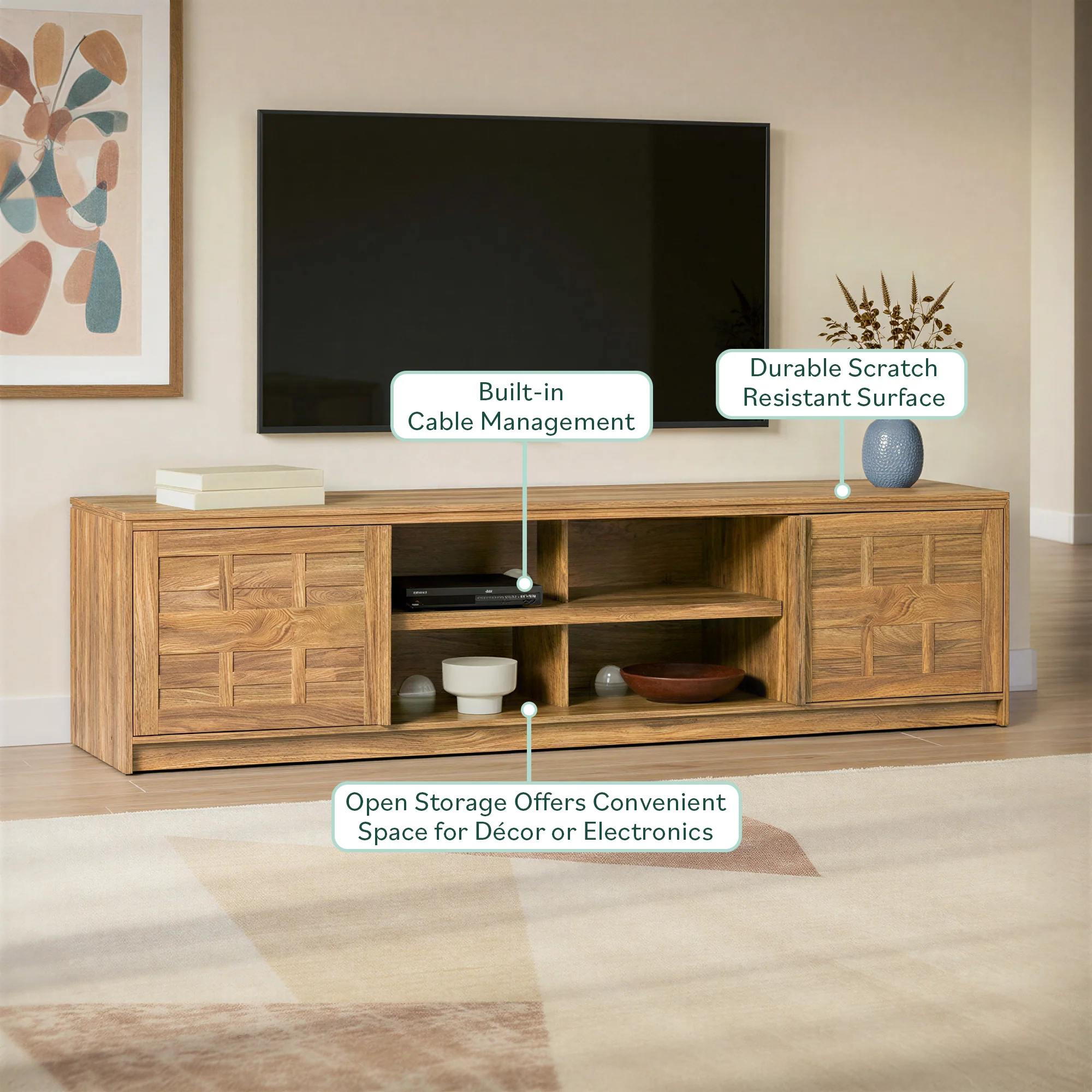 Booker Modern 70" TV Stand Sideboard - Image 6