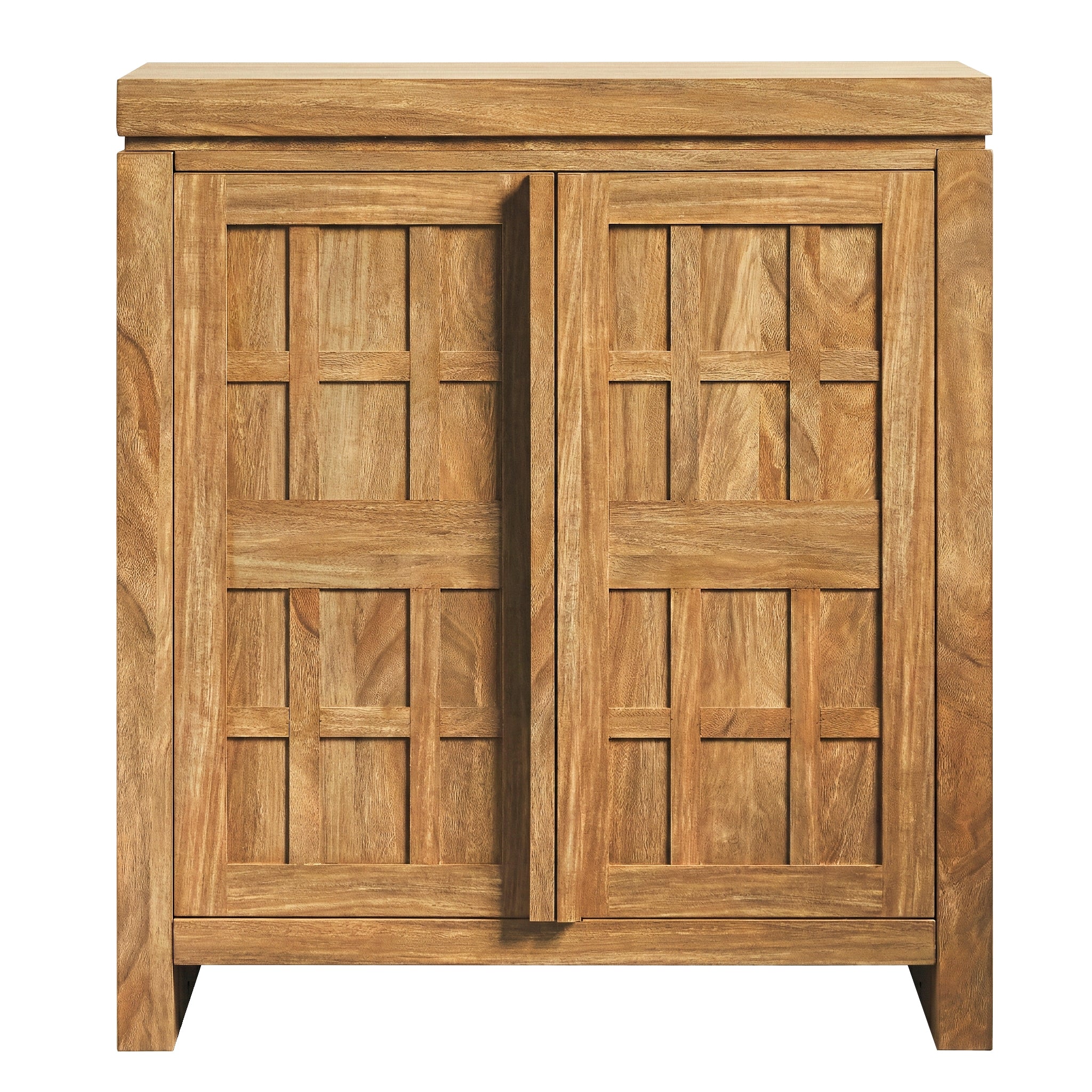 Booker Modern Windowpane Modular Storage Accent Cabinet - Image 16
