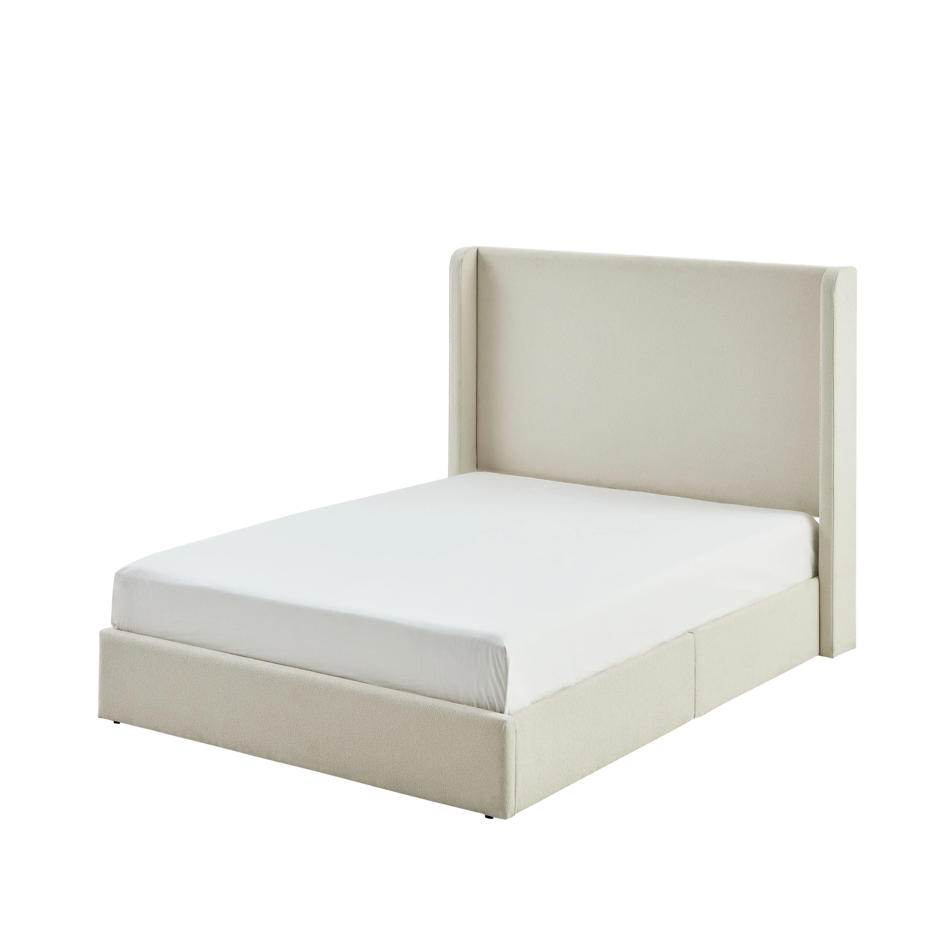 Carmen 52.3' Upholstered Wingback King Bedframe - Image 8
