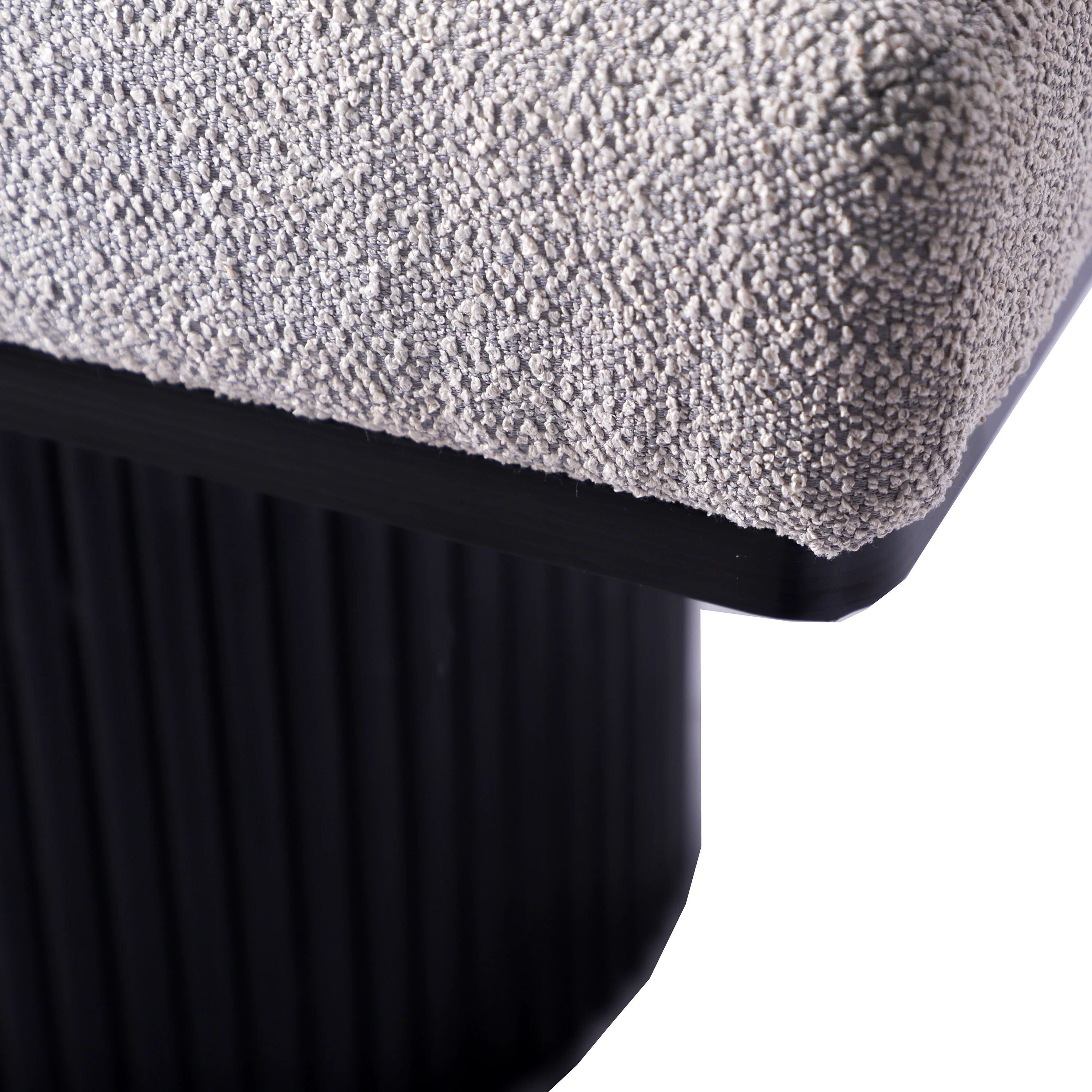 Walker Edison | Fluted Base Upholstered Bench - Image 8