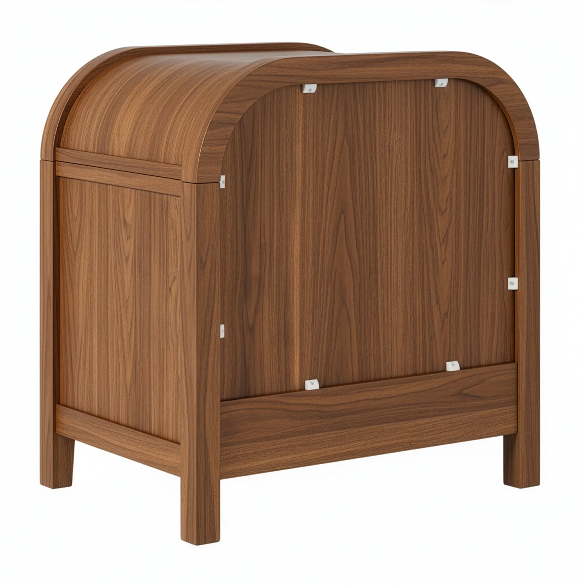 Chantelle Modern Curve Design 2-Drawer Nightstand - Image 27
