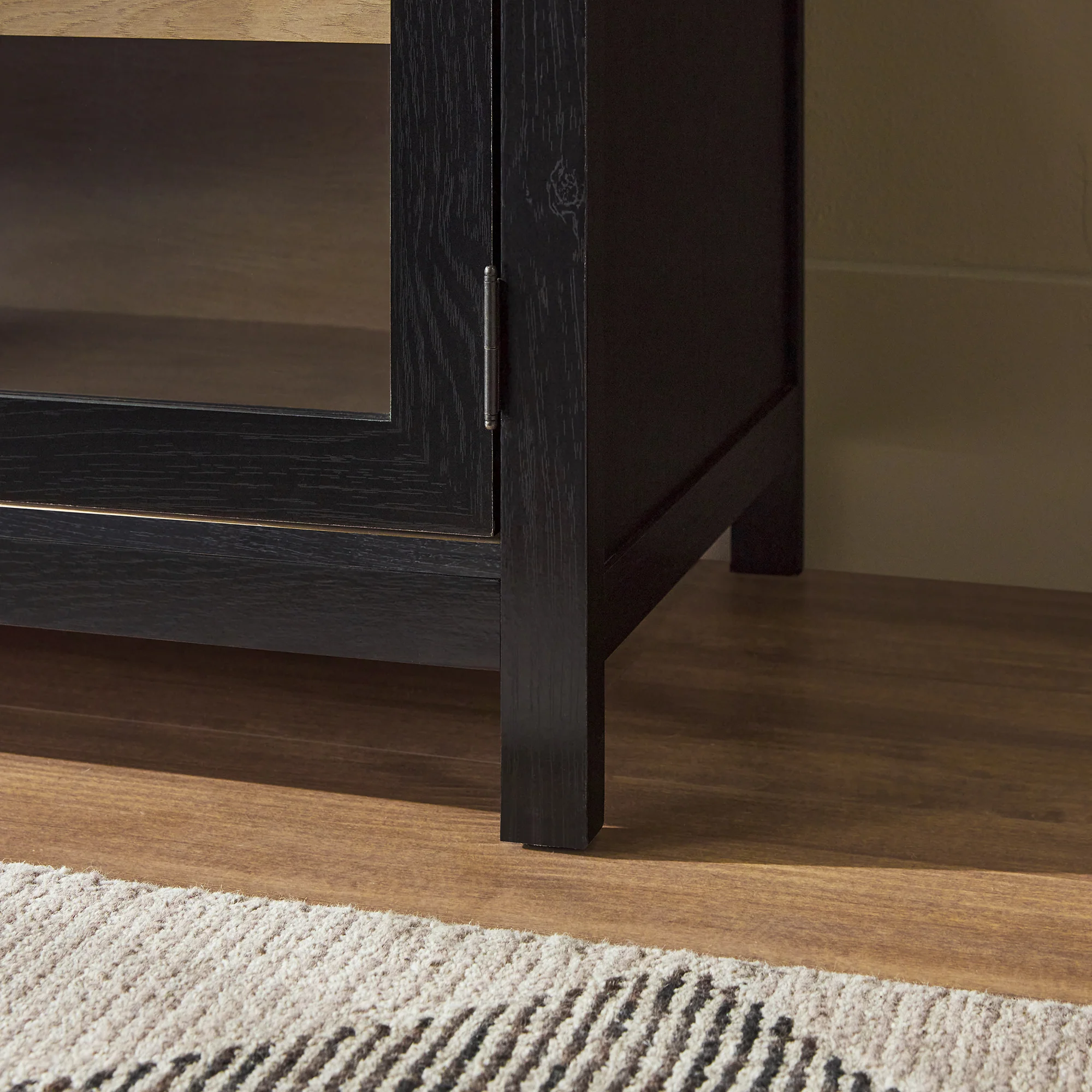 Chantelle Modern Curved Easy Assembly TV Stand - Image 40