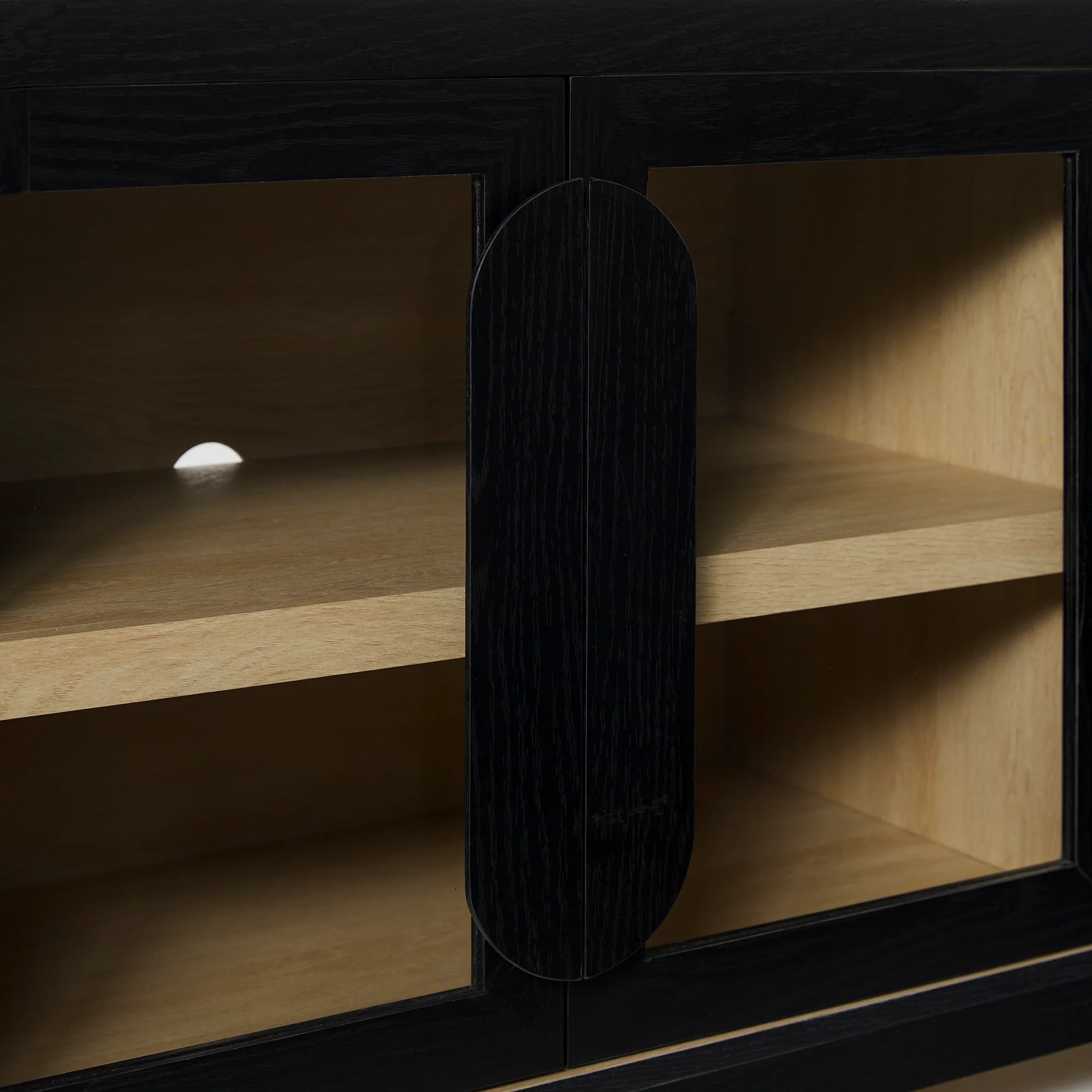 Chantelle Modern Curved Easy Assembly TV Stand - Image 41