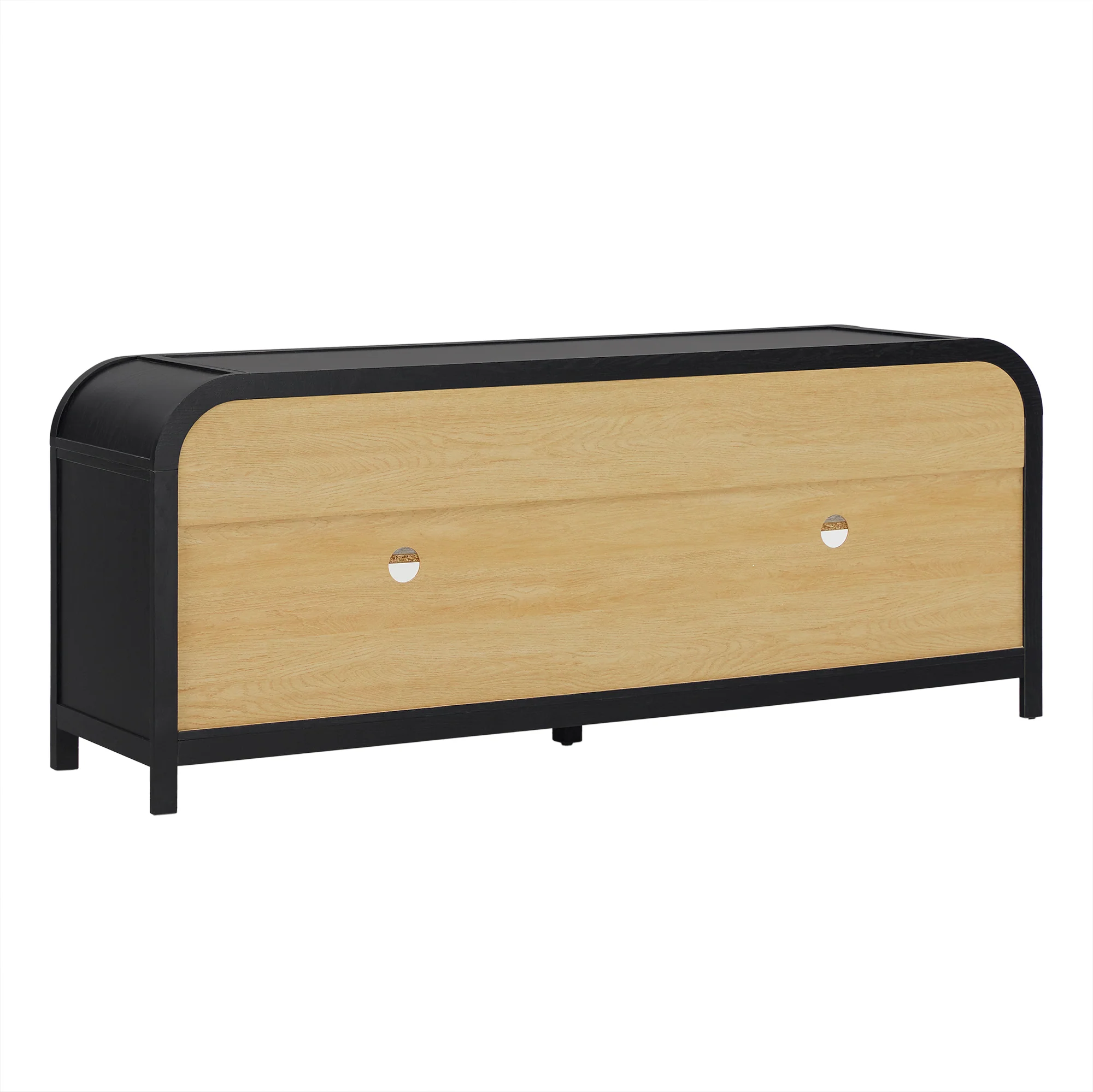 Chantelle Modern Curved Easy Assembly TV Stand - Image 50