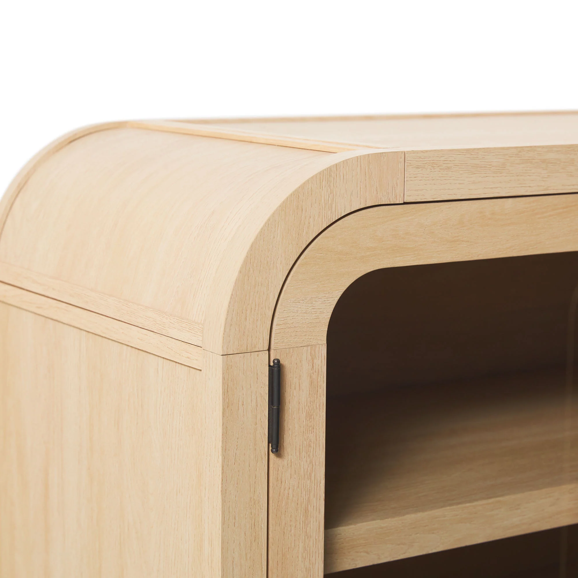 Chantelle Modern Curved Easy Assembly TV Stand - Image 61