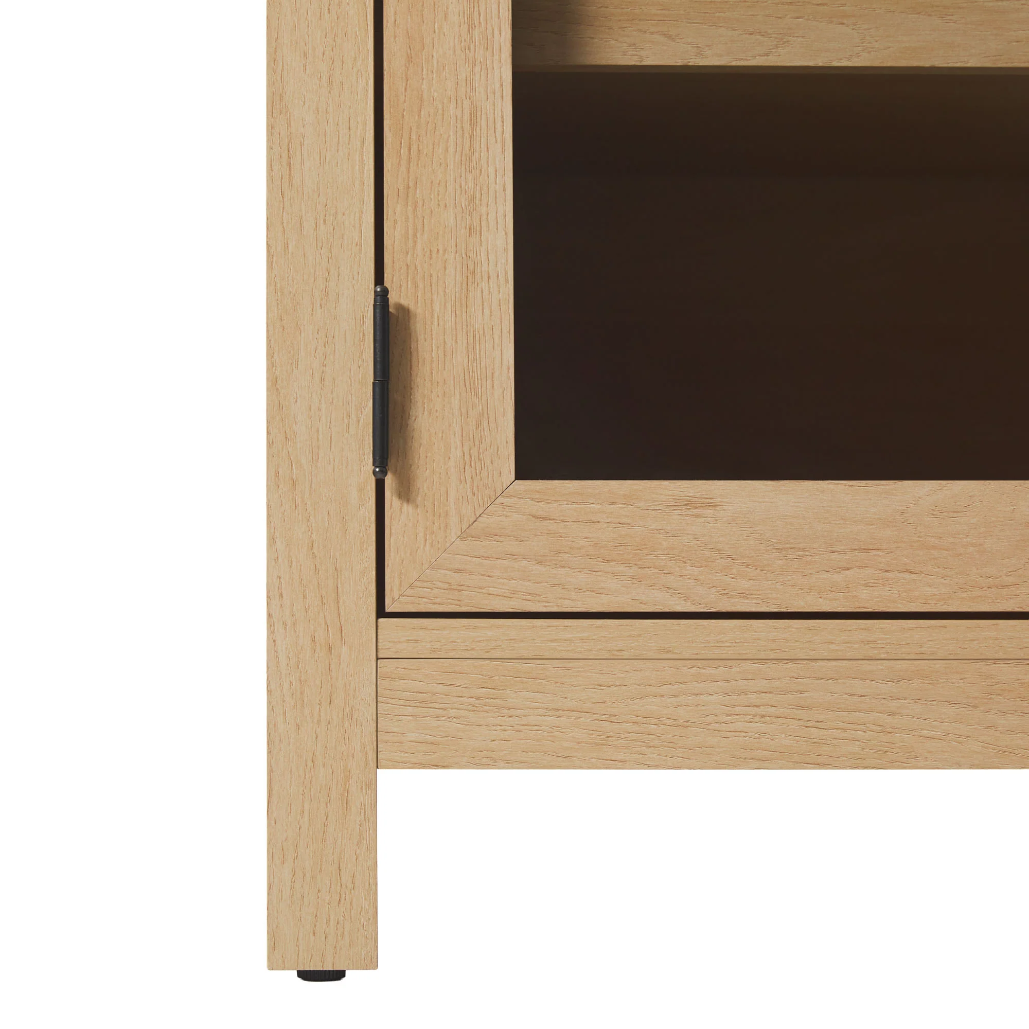 Chantelle Modern Curved Easy Assembly TV Stand - Image 64