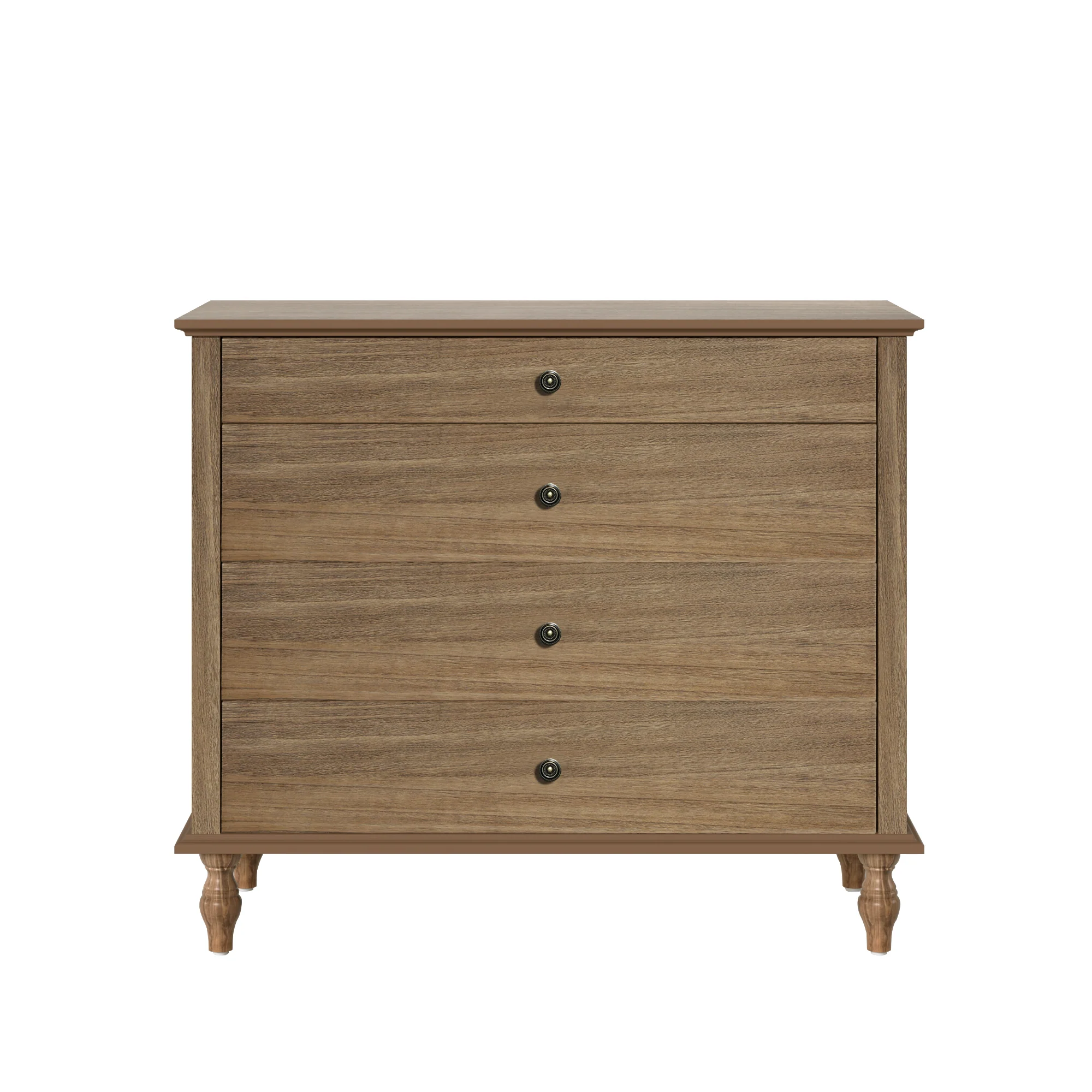 Classic Modern Wide 4-Drawer Chest Dresser - Image 10