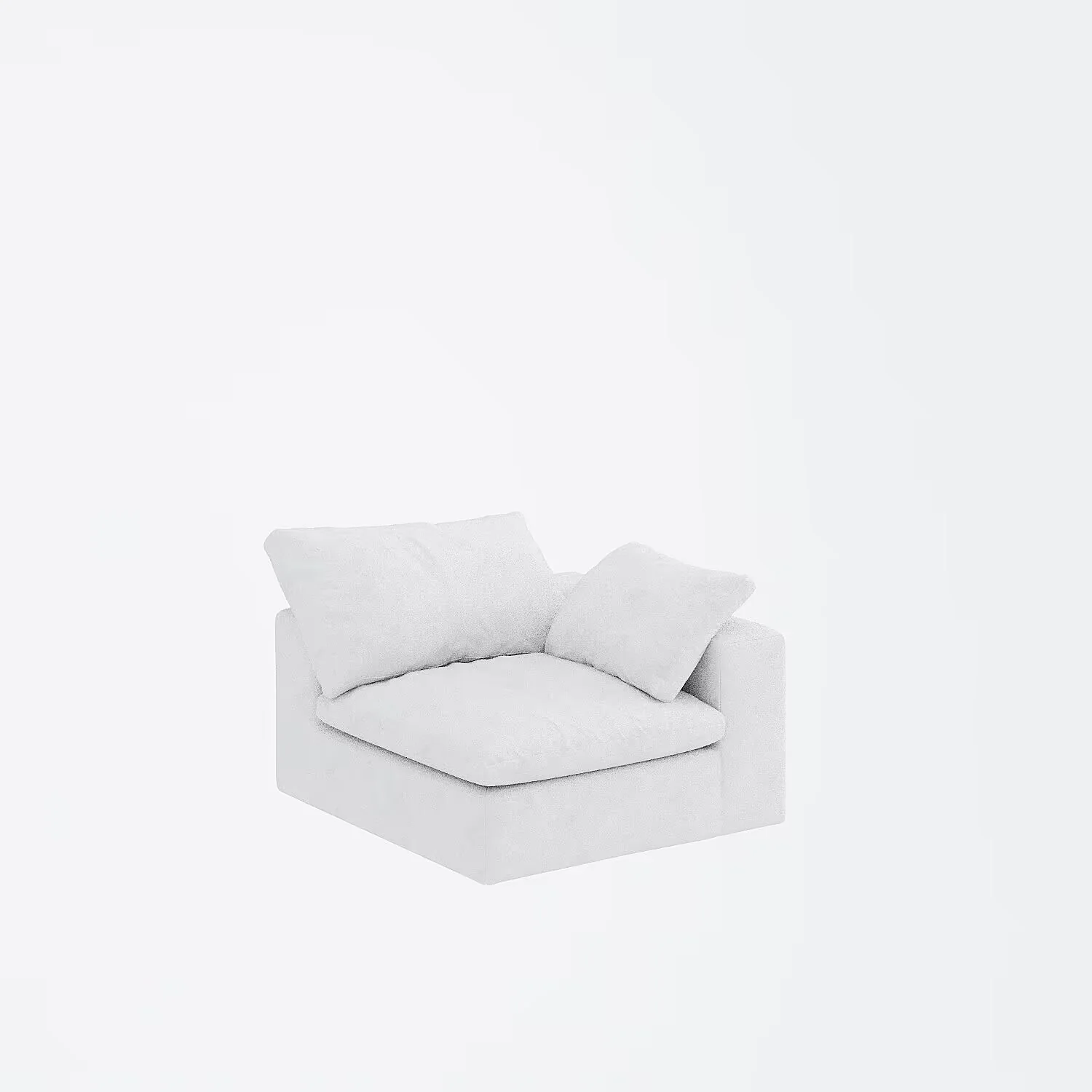 Walker Edison | Cloud Modular 80' Down Filled Loveseat Sofa - Image 9